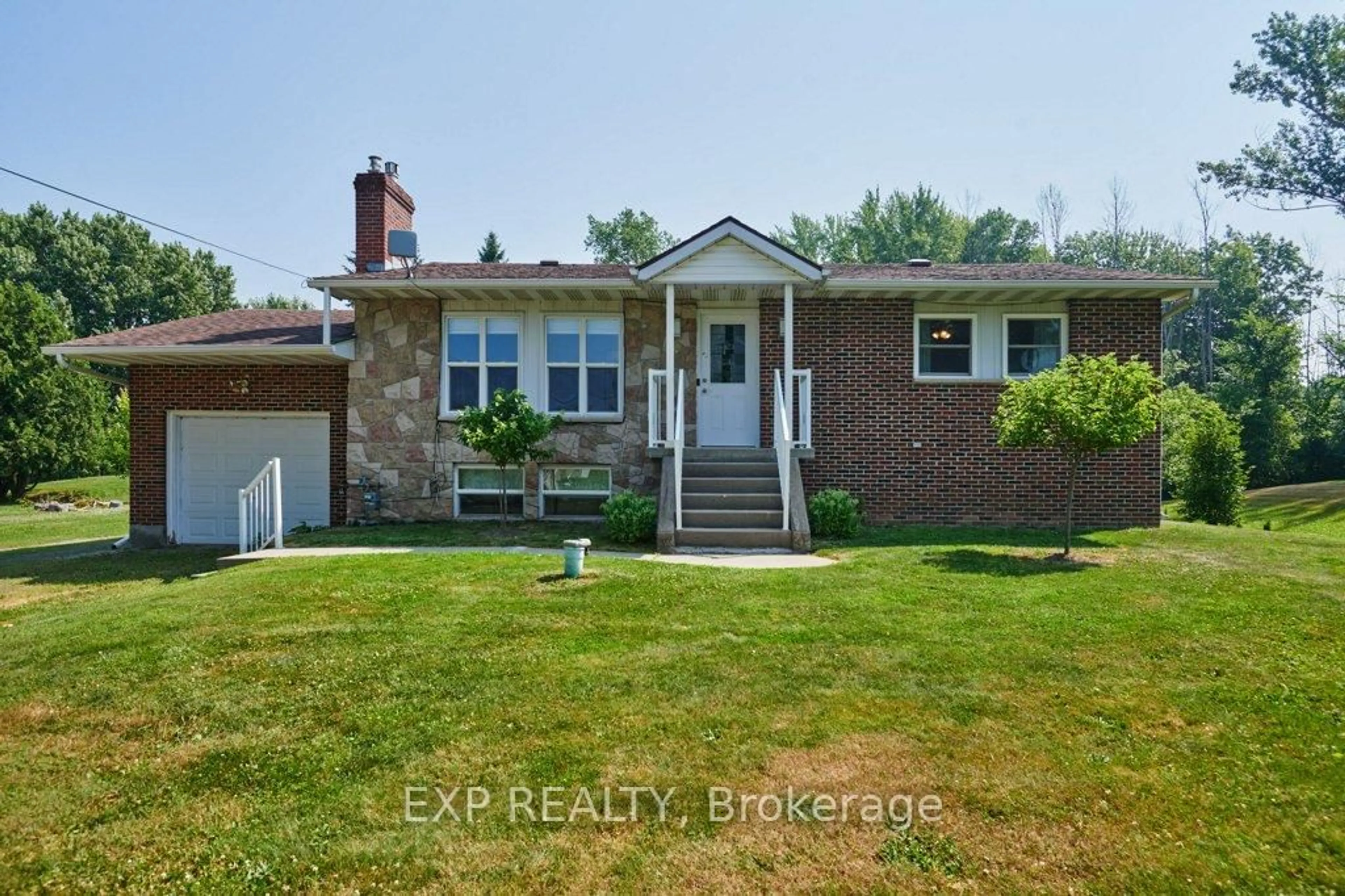 Home with brick exterior material, street for 1219 Hallecks Rd, Elizabethtown-Kitley Ontario K6V 5T3