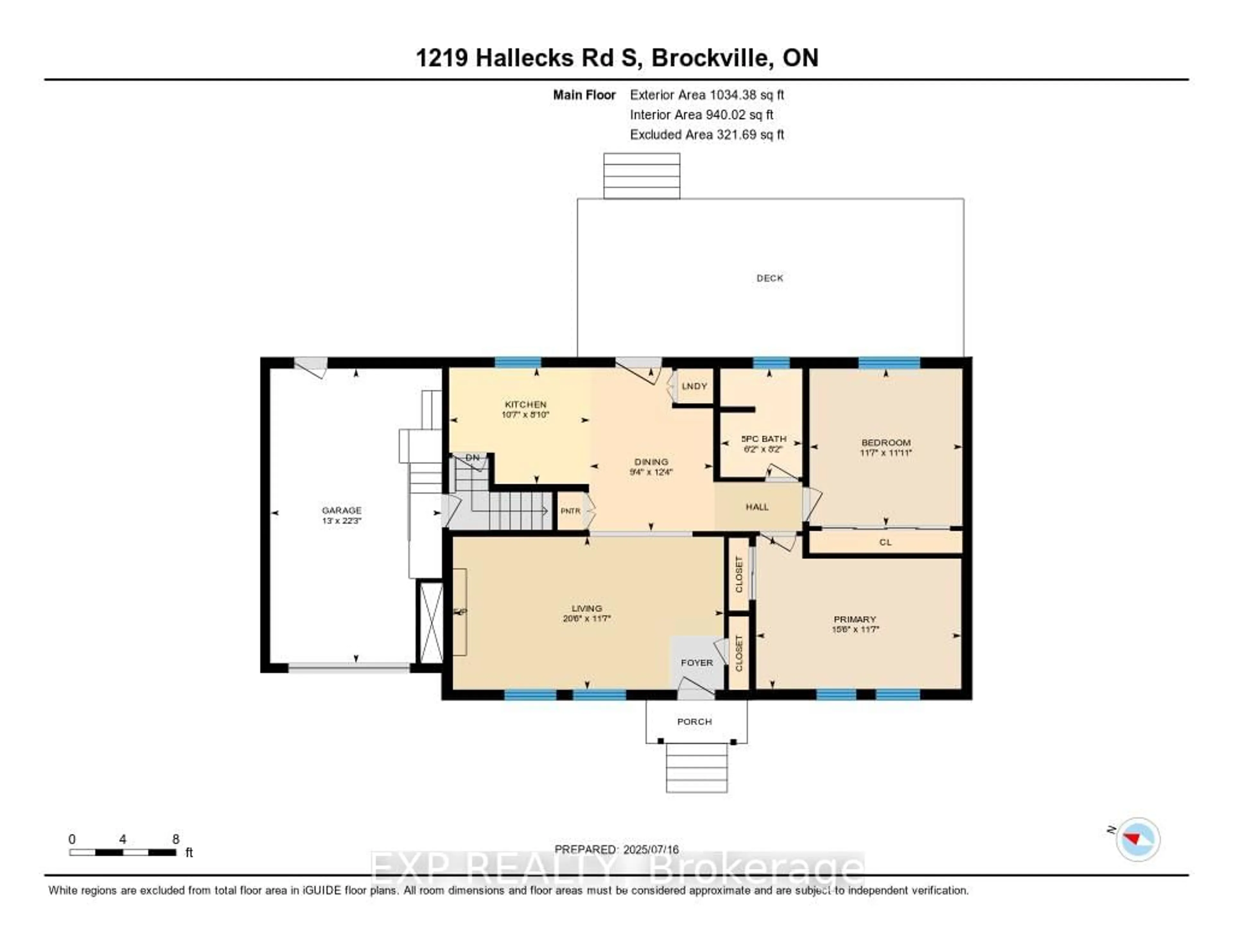 Floor plan for 1219 Hallecks Rd, Elizabethtown-Kitley Ontario K6V 5T3