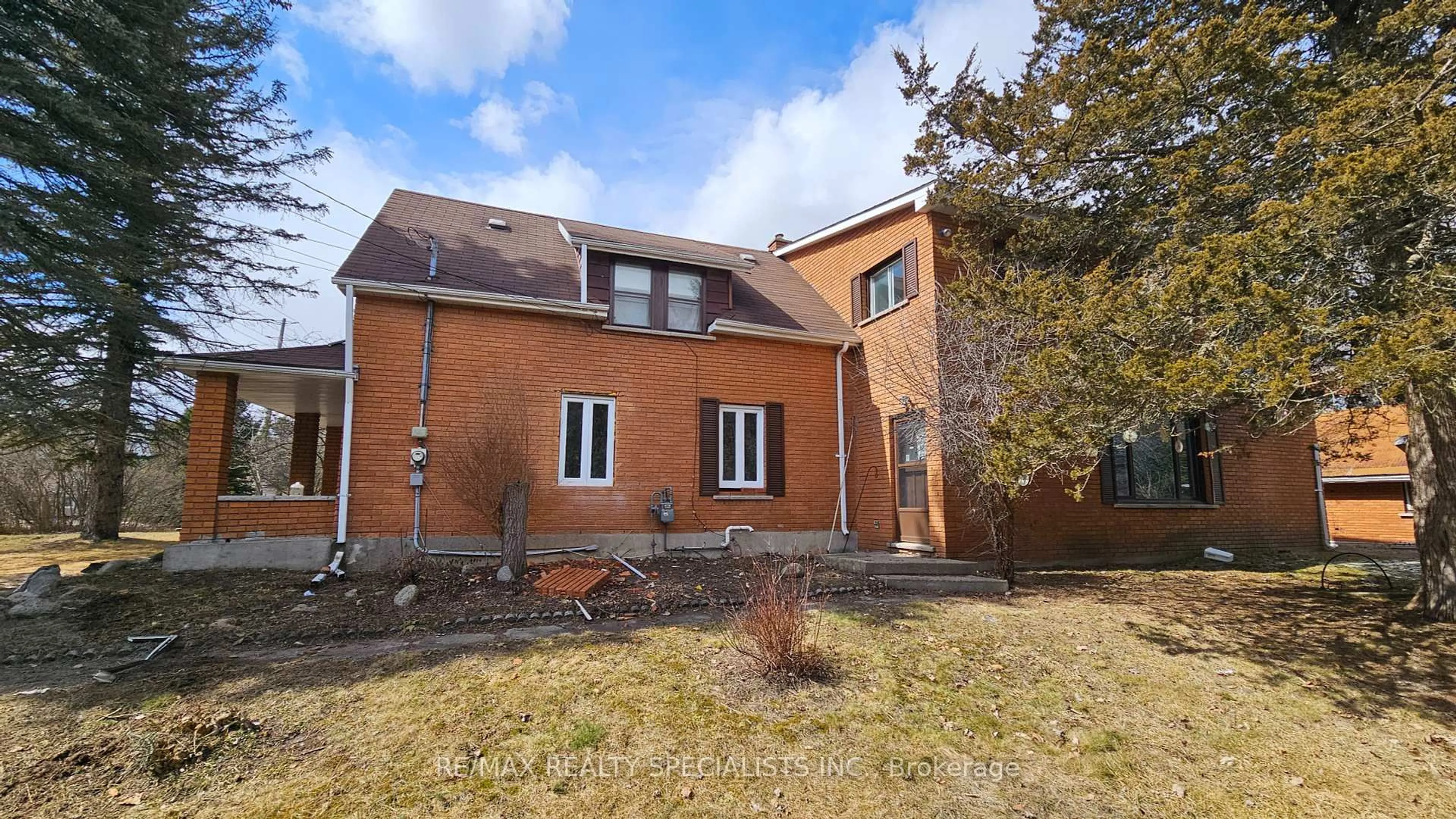 Home with brick exterior material, building for 18130 Telephone Rd, Ingleside Ontario K8V 5P4