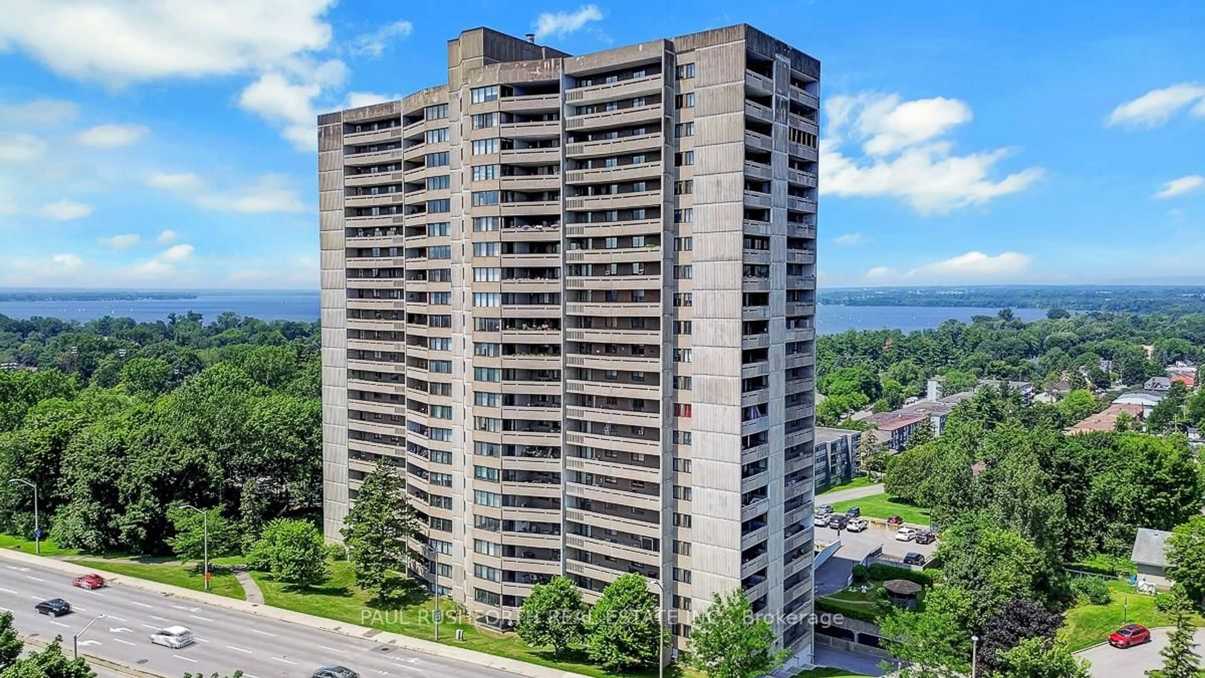 A pic from outside/outdoor area/front of a property/back of a property/a pic from drone, building for 415 Greenview Ave #804, Ottawa Ontario K2B 8G5