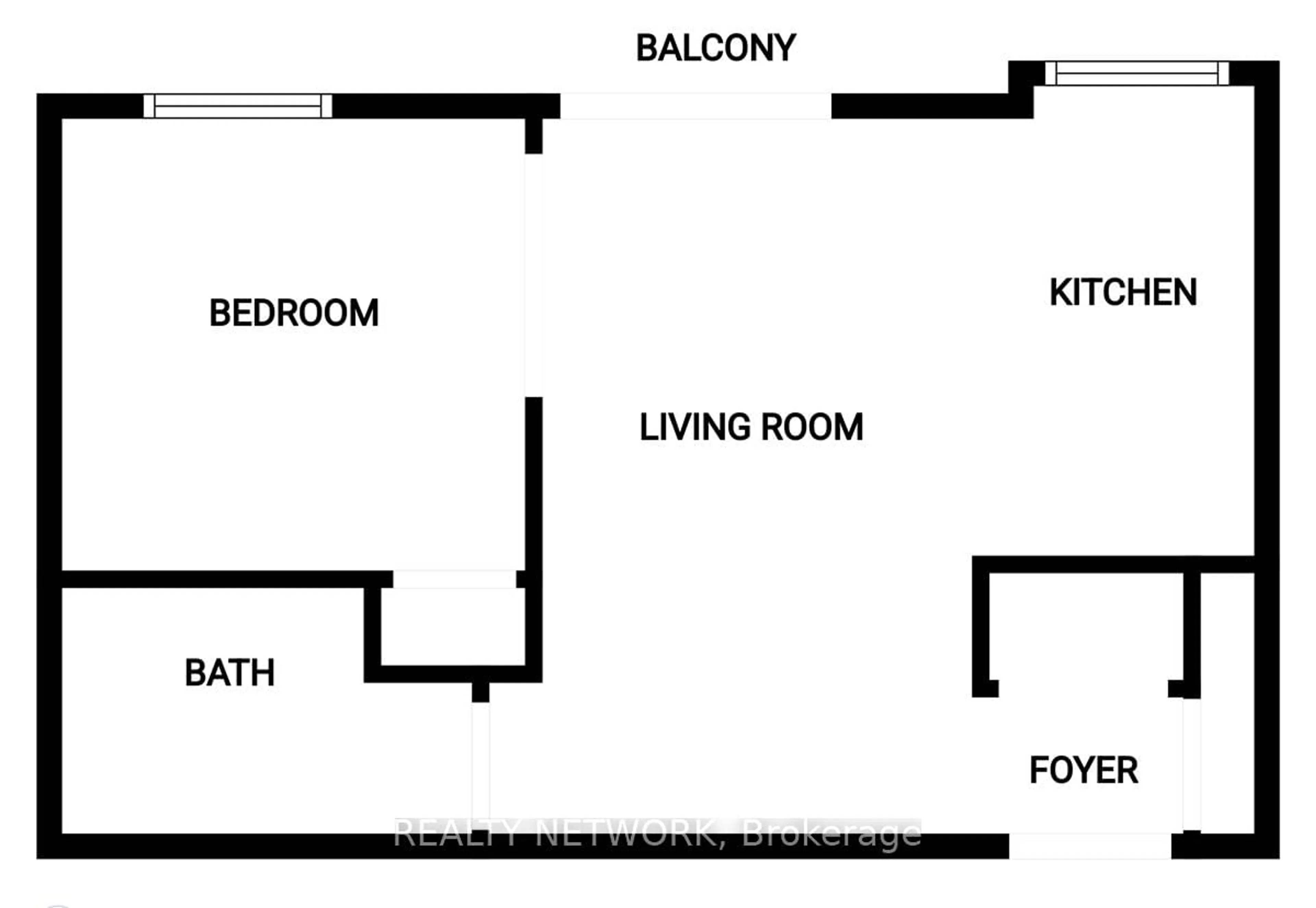 Floor plan for 40 Robinson St #505, Hamilton Ontario L8P 1Y9