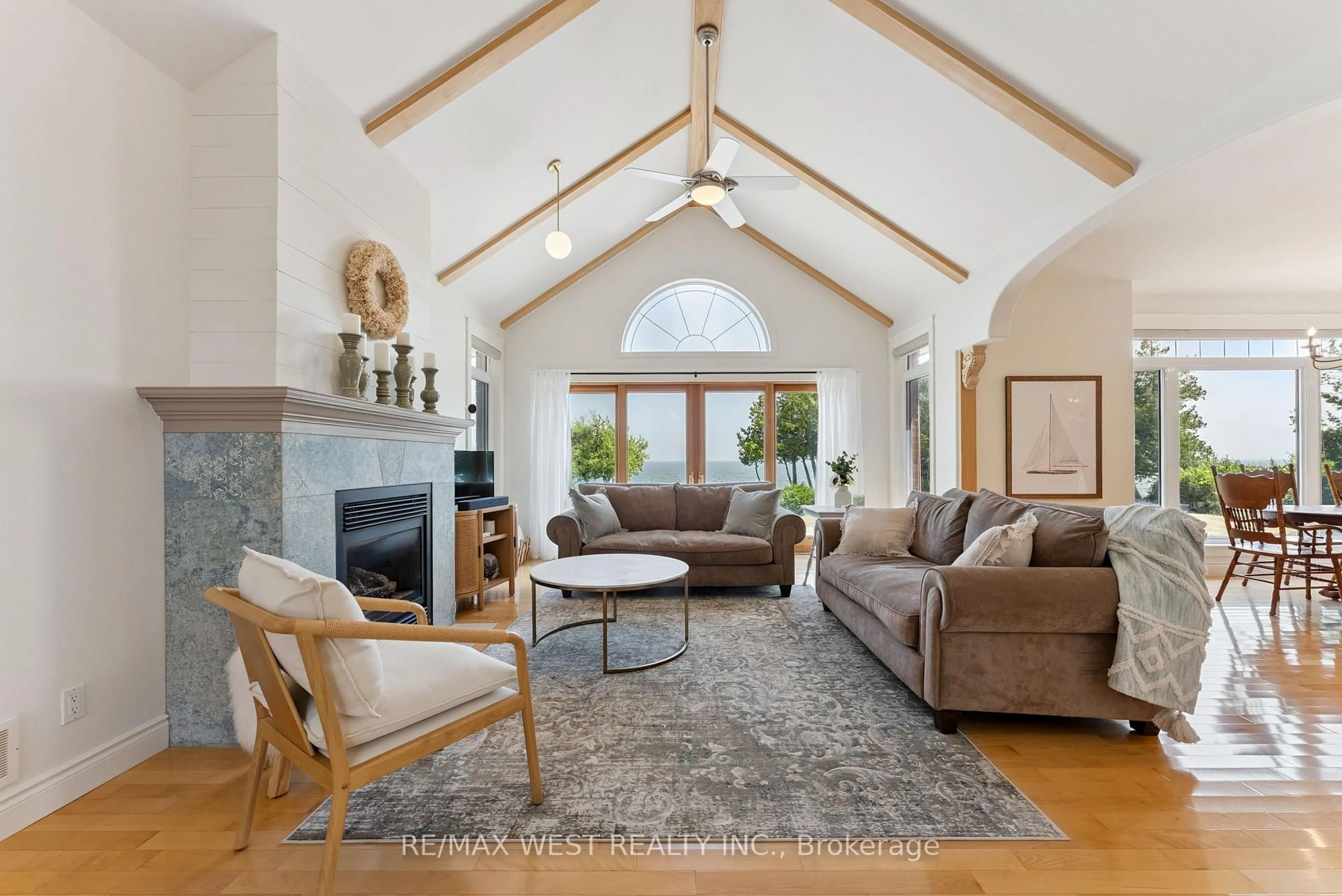 Living room with furniture, unknown for 19 Skiff Cove Road, Prince Edward County Ontario K0K 3L0