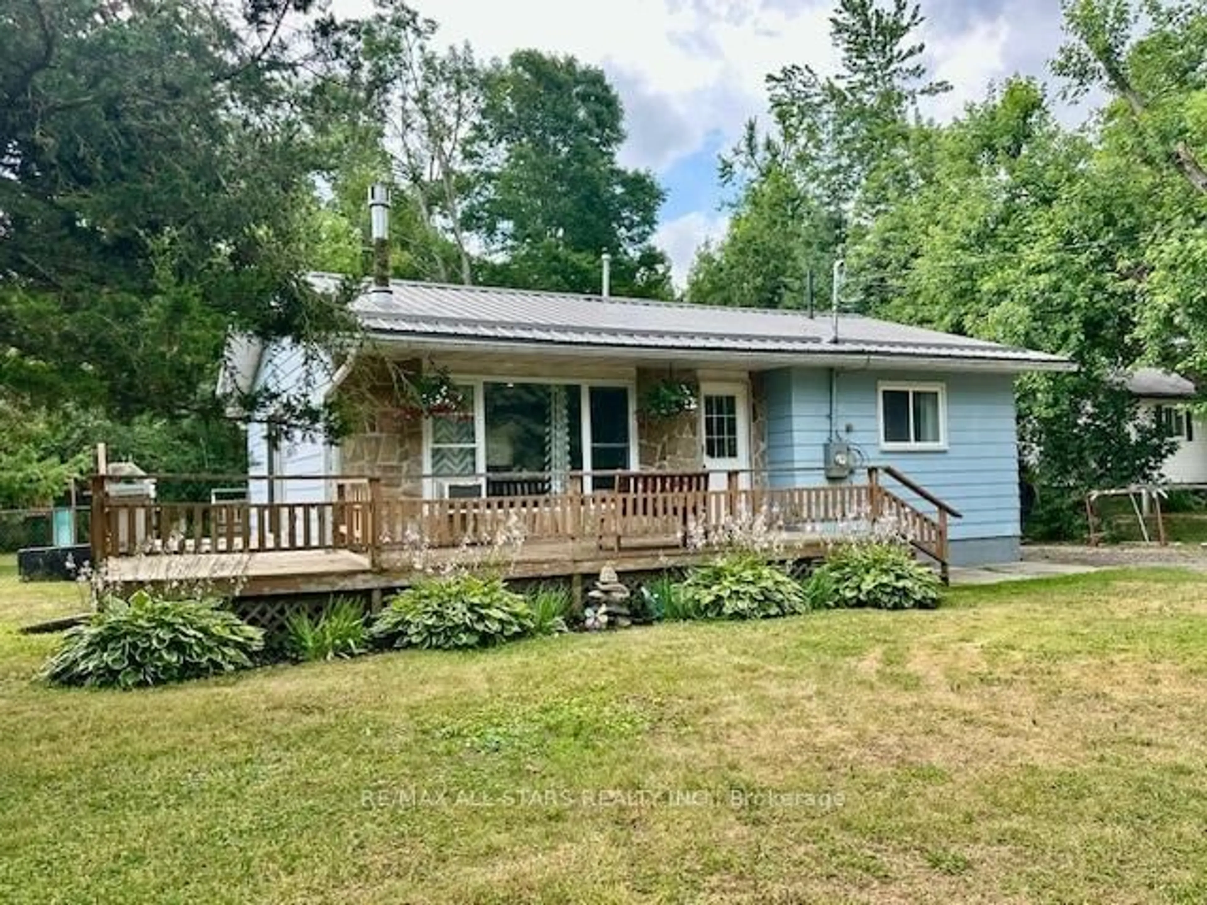 A pic from outside/outdoor area/front of a property/back of a property/a pic from drone, unknown for 160 Alpine Lake Rd, Trent Lakes Ontario K0M 1A0
