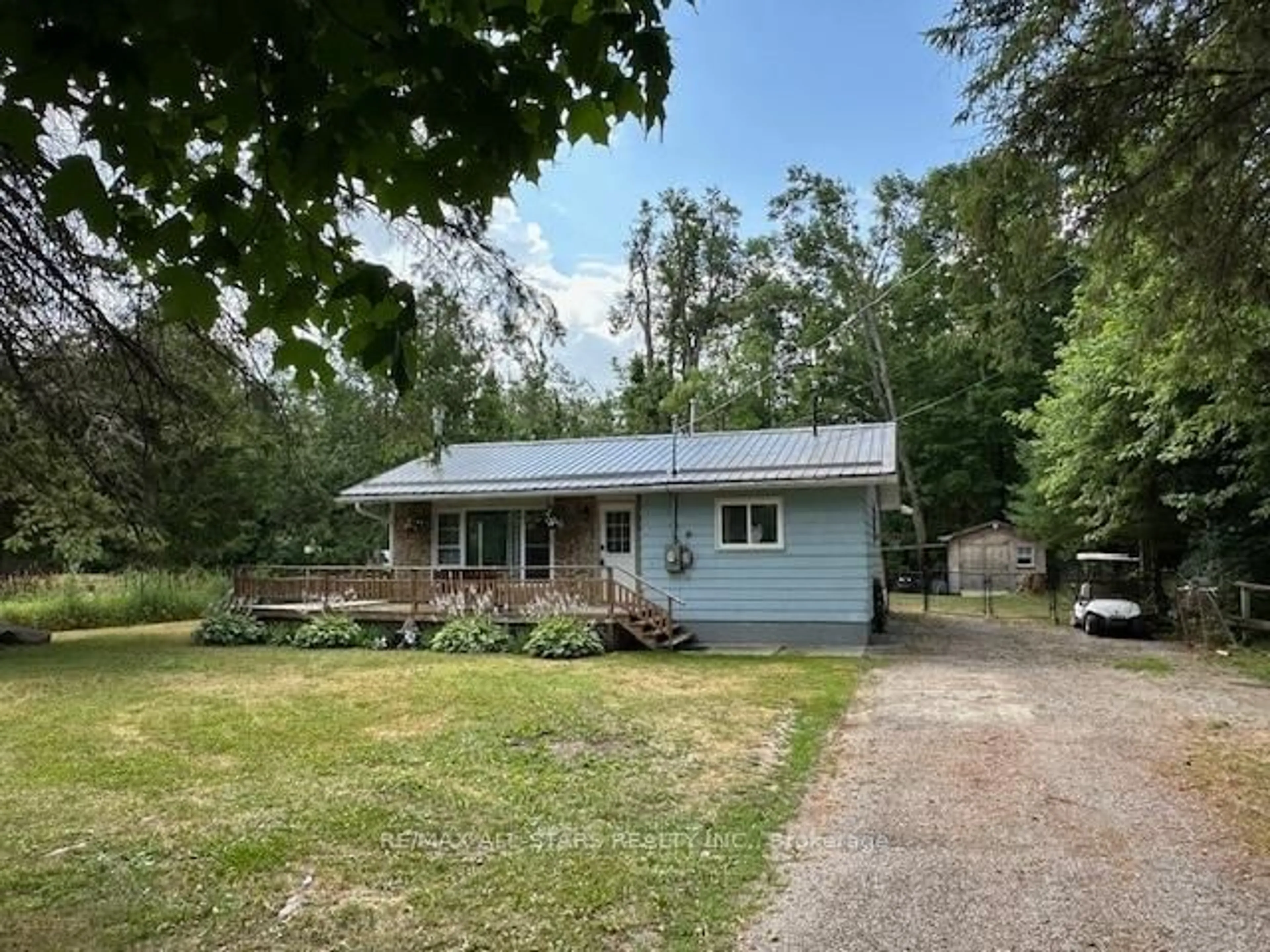 A pic from outside/outdoor area/front of a property/back of a property/a pic from drone, unknown for 160 Alpine Lake Rd, Trent Lakes Ontario K0M 1A0