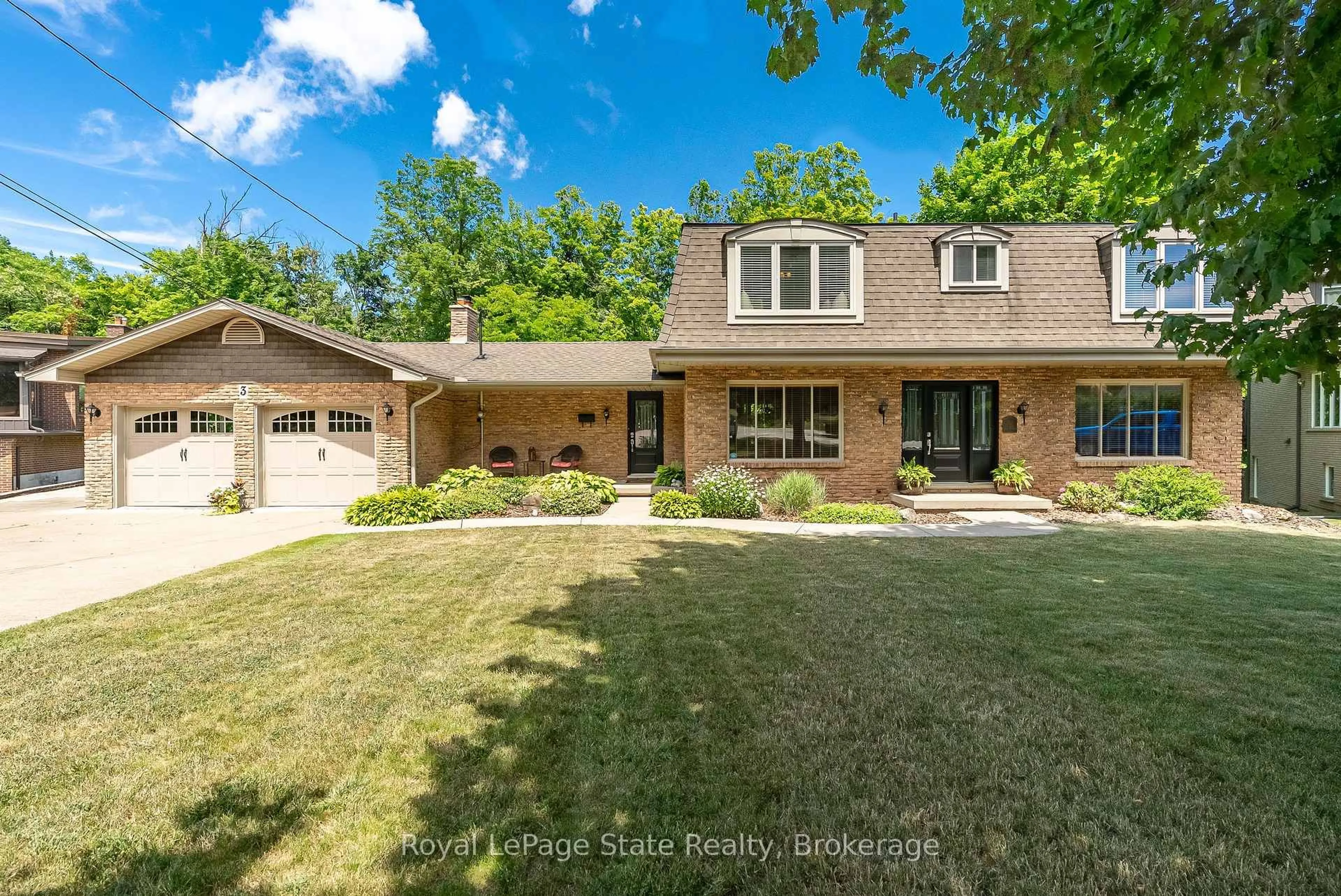 Home with brick exterior material, street for 3 Maple Dr, Hamilton Ontario L8G 3C1