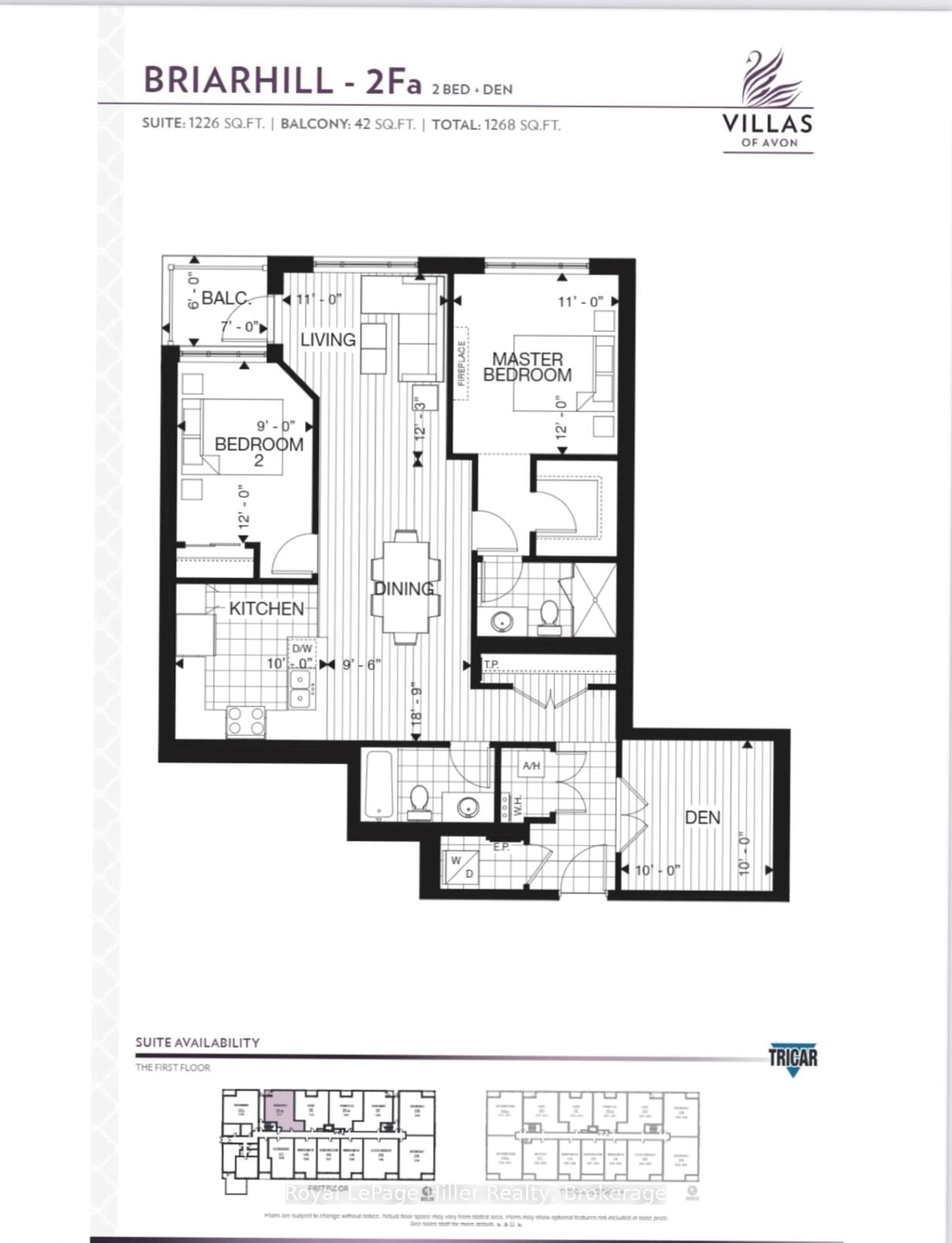 Floor plan for 255 John St #111, Stratford Ontario N5A 0G7