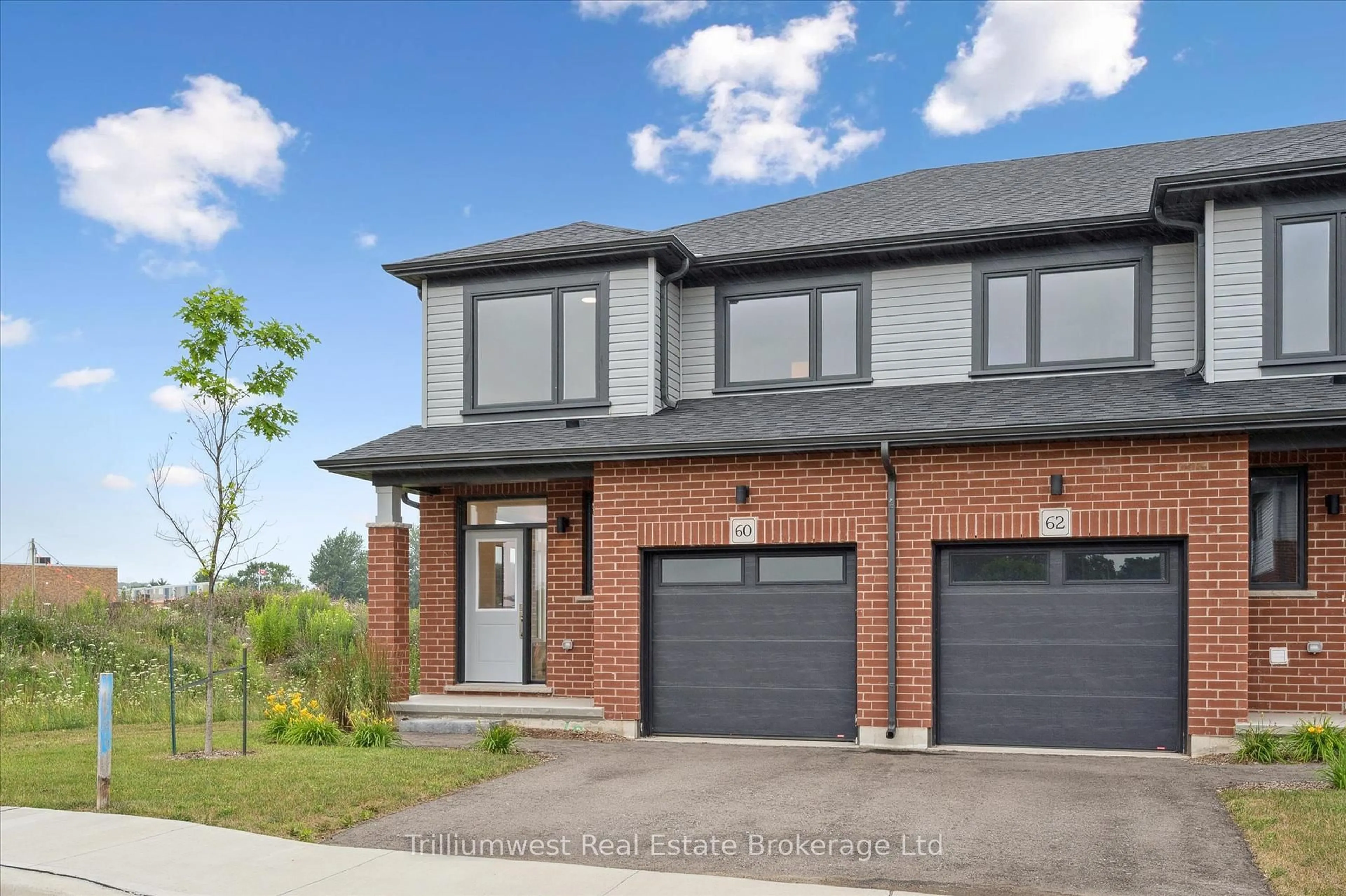 Home with brick exterior material, street for 60 Ayr Meadow Cres, North Dumfries Ontario N0B 1E0
