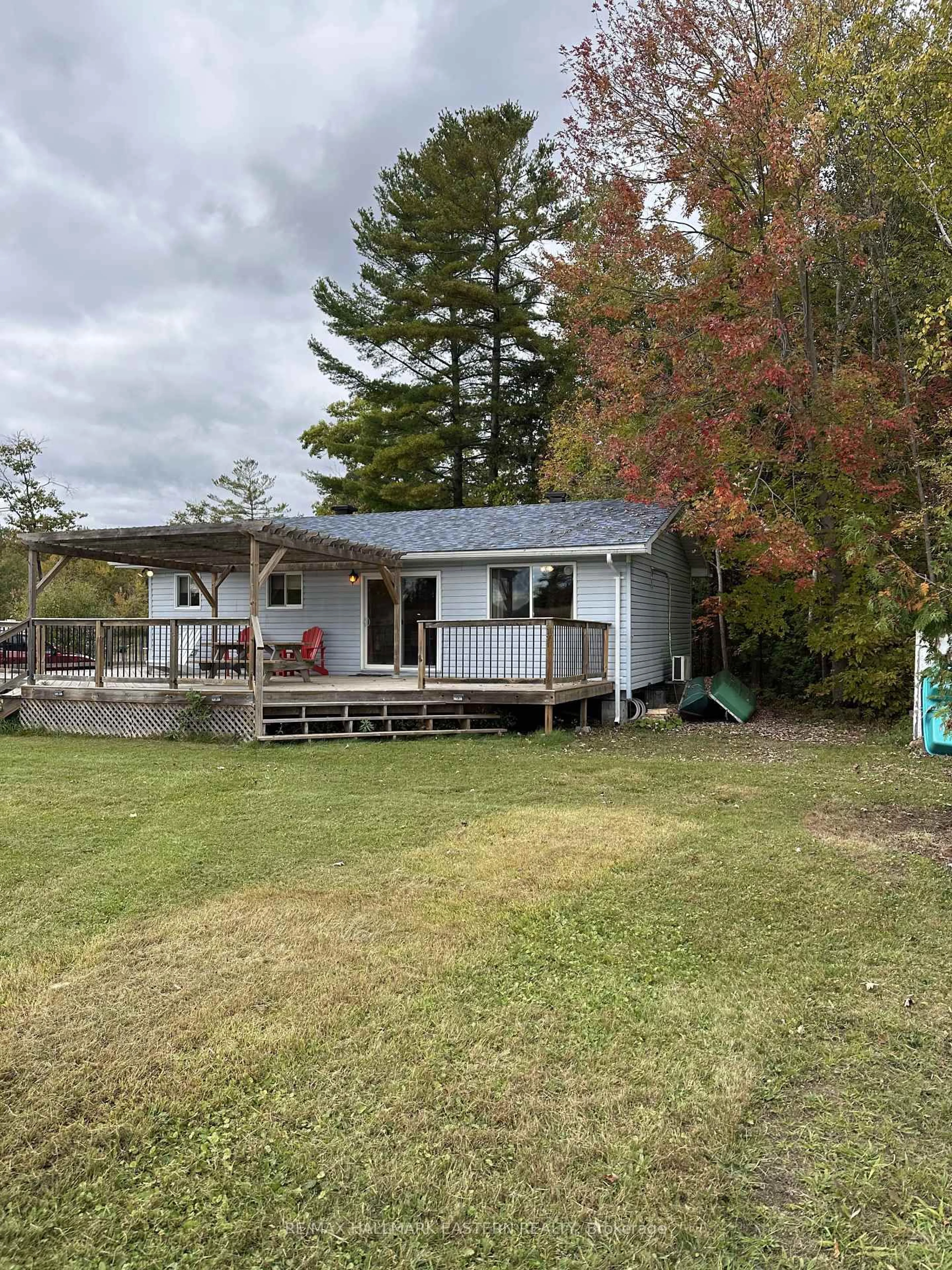 A pic from outside/outdoor area/front of a property/back of a property/a pic from drone, water/lake/river/ocean view for 40 Arrow Bay Rd #Lot 23-20-6, Curve Lake First Nation 35 Ontario K9L 9R0