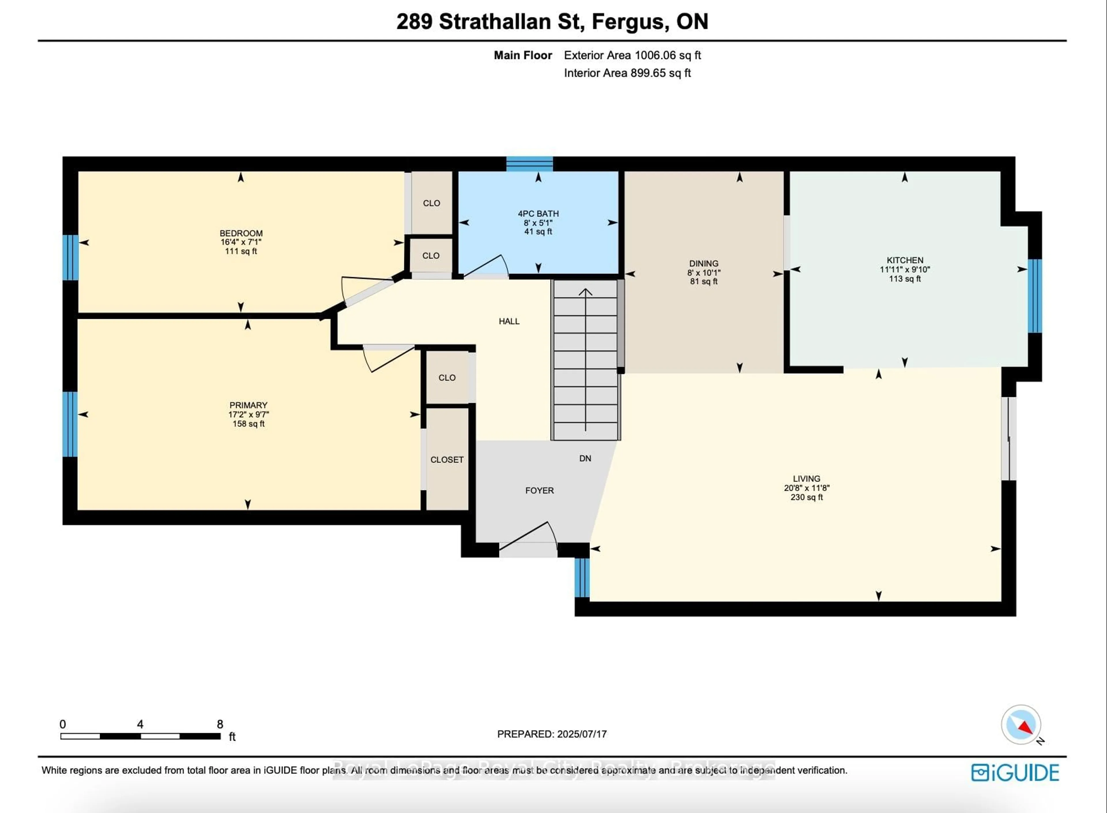 Floor plan for 289 Strathallan St, Centre Wellington Ontario N1M 3L6