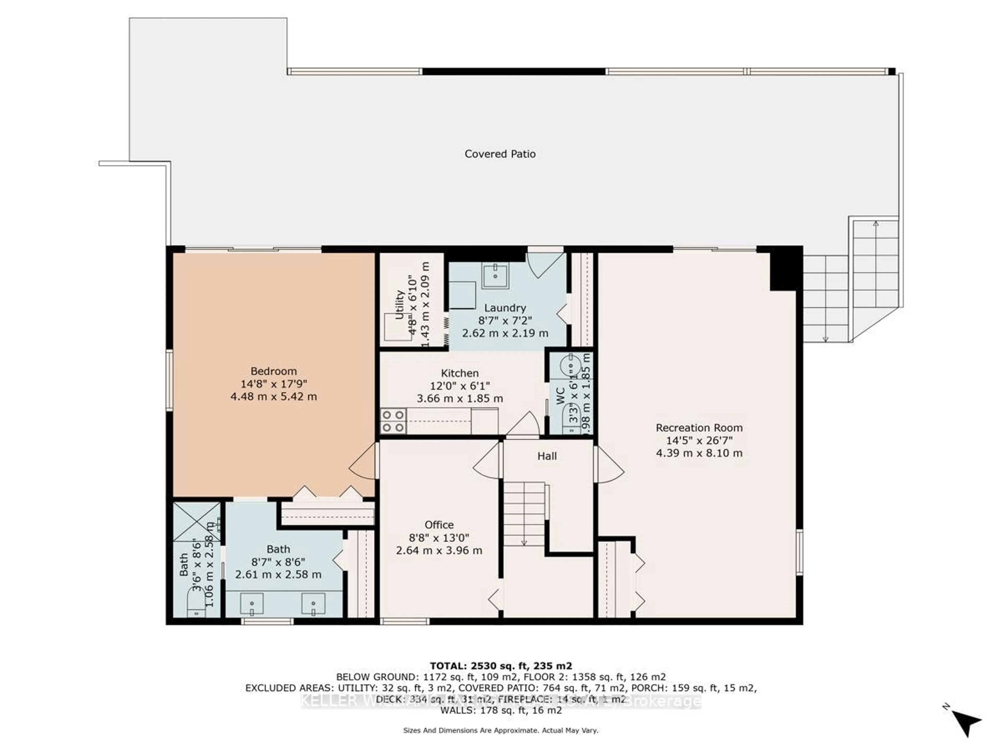 Floor plan for 76 Maple Cres, Peterborough West Ontario K9J 6V5