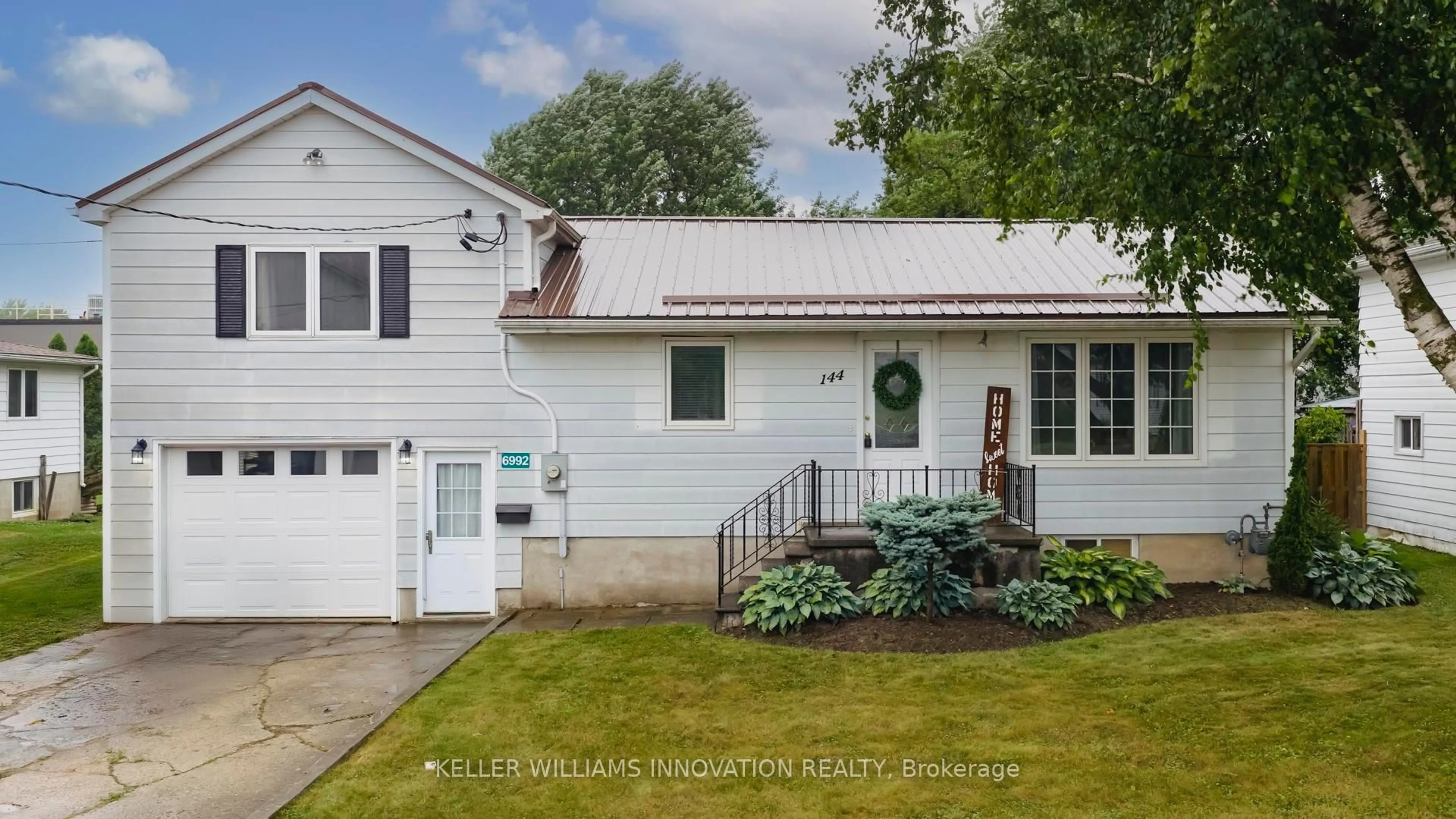 Home with vinyl exterior material, street for 6992 Raglan St, West Perth Ontario N0K 1E0