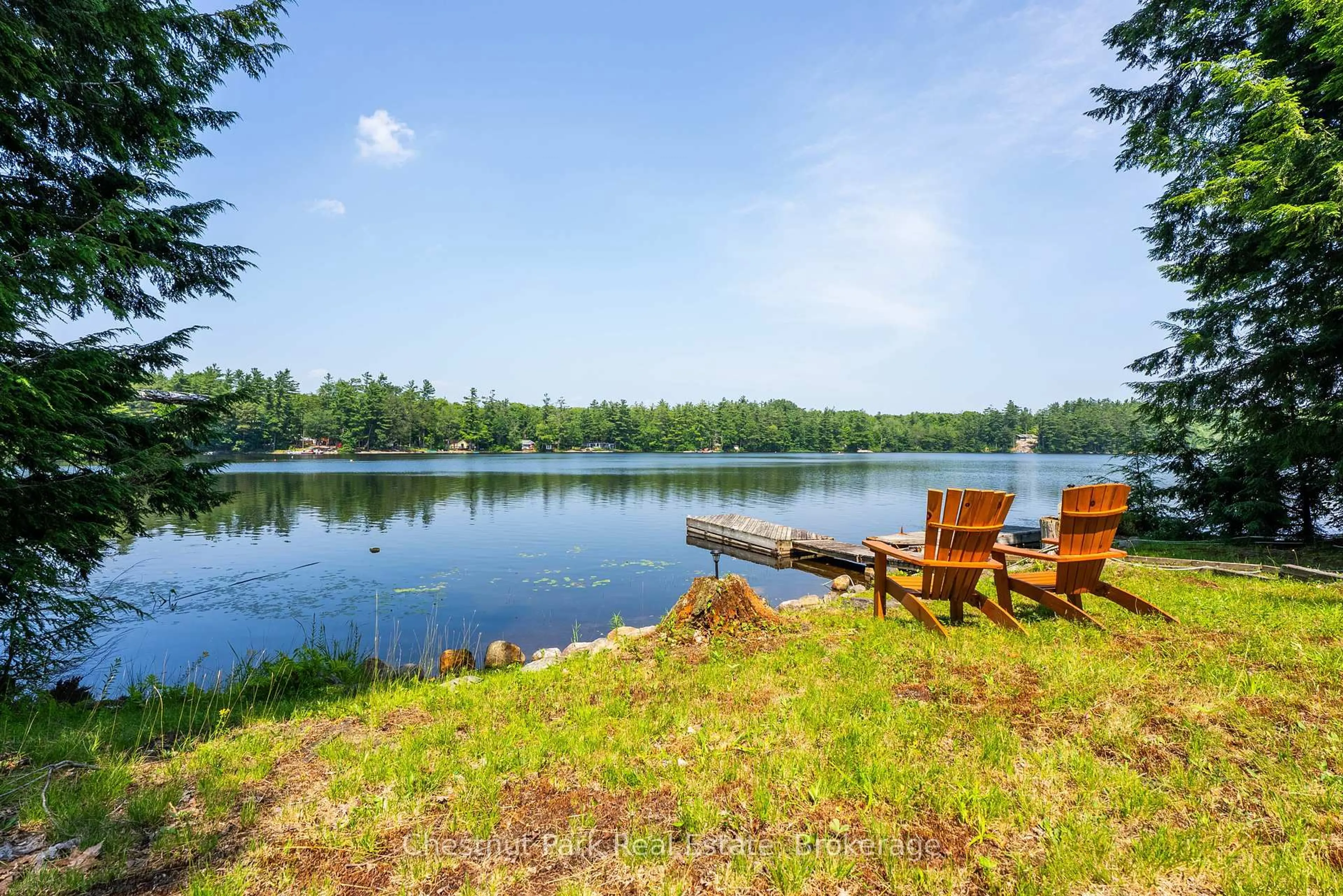 Patio, water/lake/river/ocean view for 323 Stewart Lake Rd, Georgian Bay Ontario P0C 1H0