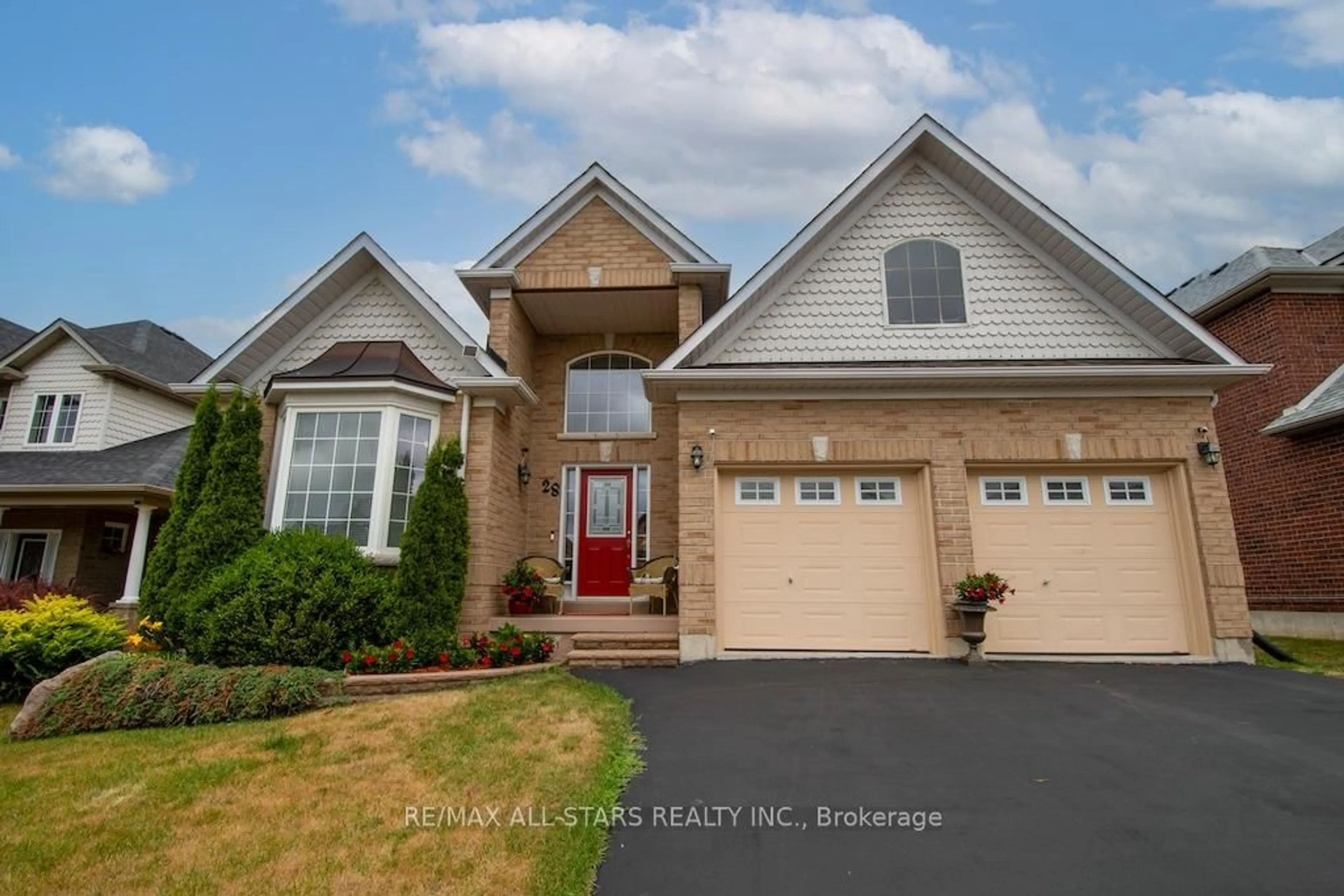 Home with brick exterior material, street for 28 Ellis Cres, Kawartha Lakes Ontario K9V 0A5