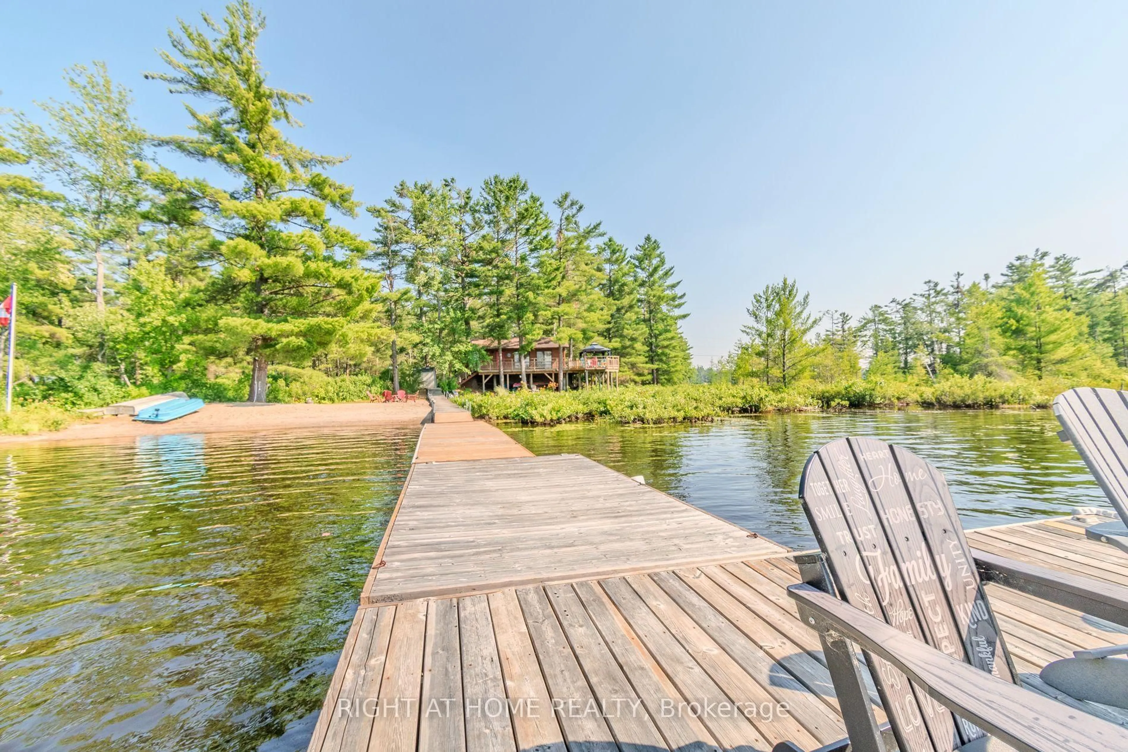 Patio, water/lake/river/ocean view for 1KL 7 Cranberry Island, Gravenhurst Ontario P0E 1G0