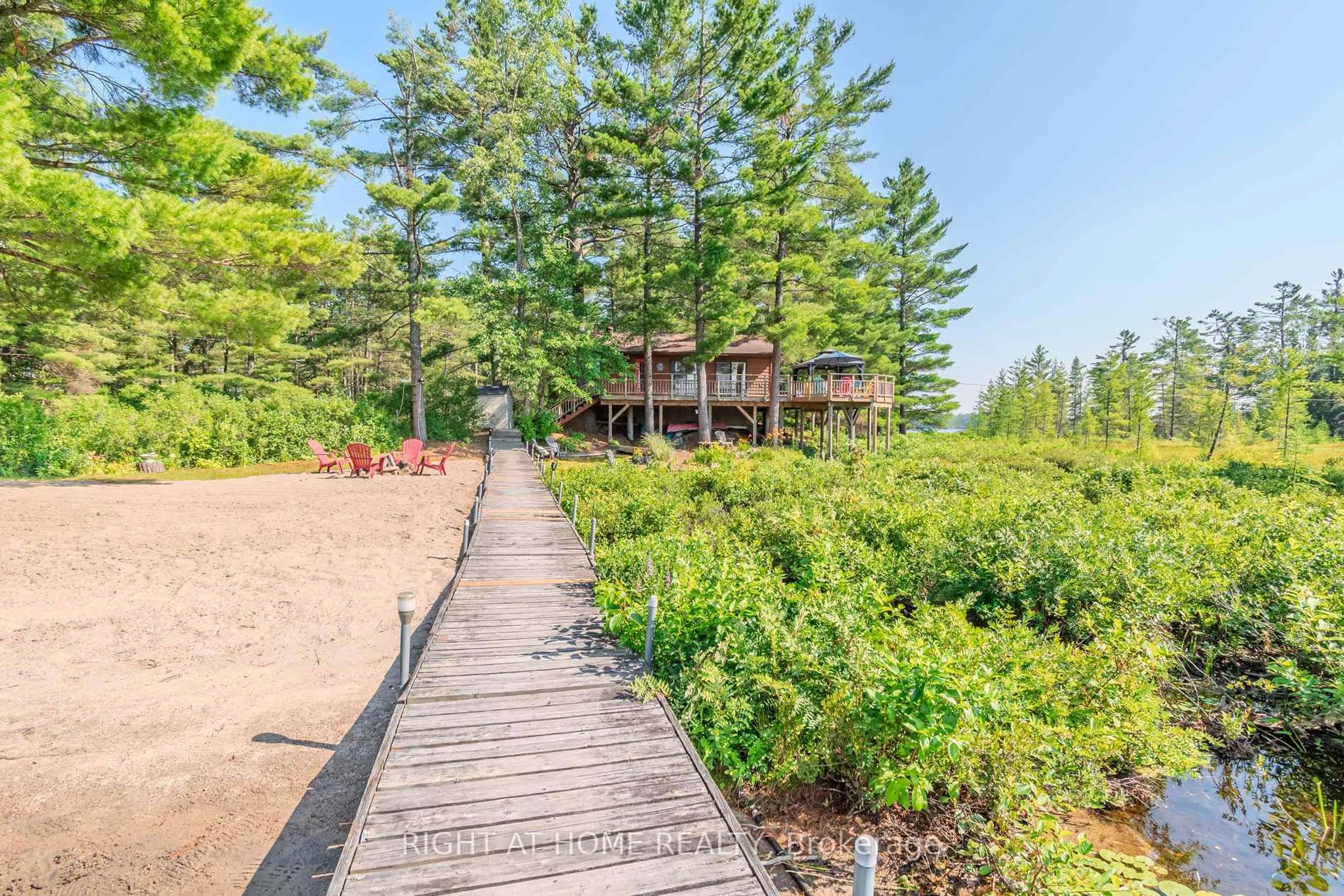 Patio, forest/trees view for 1KL 7 Cranberry Island, Gravenhurst Ontario P0E 1G0