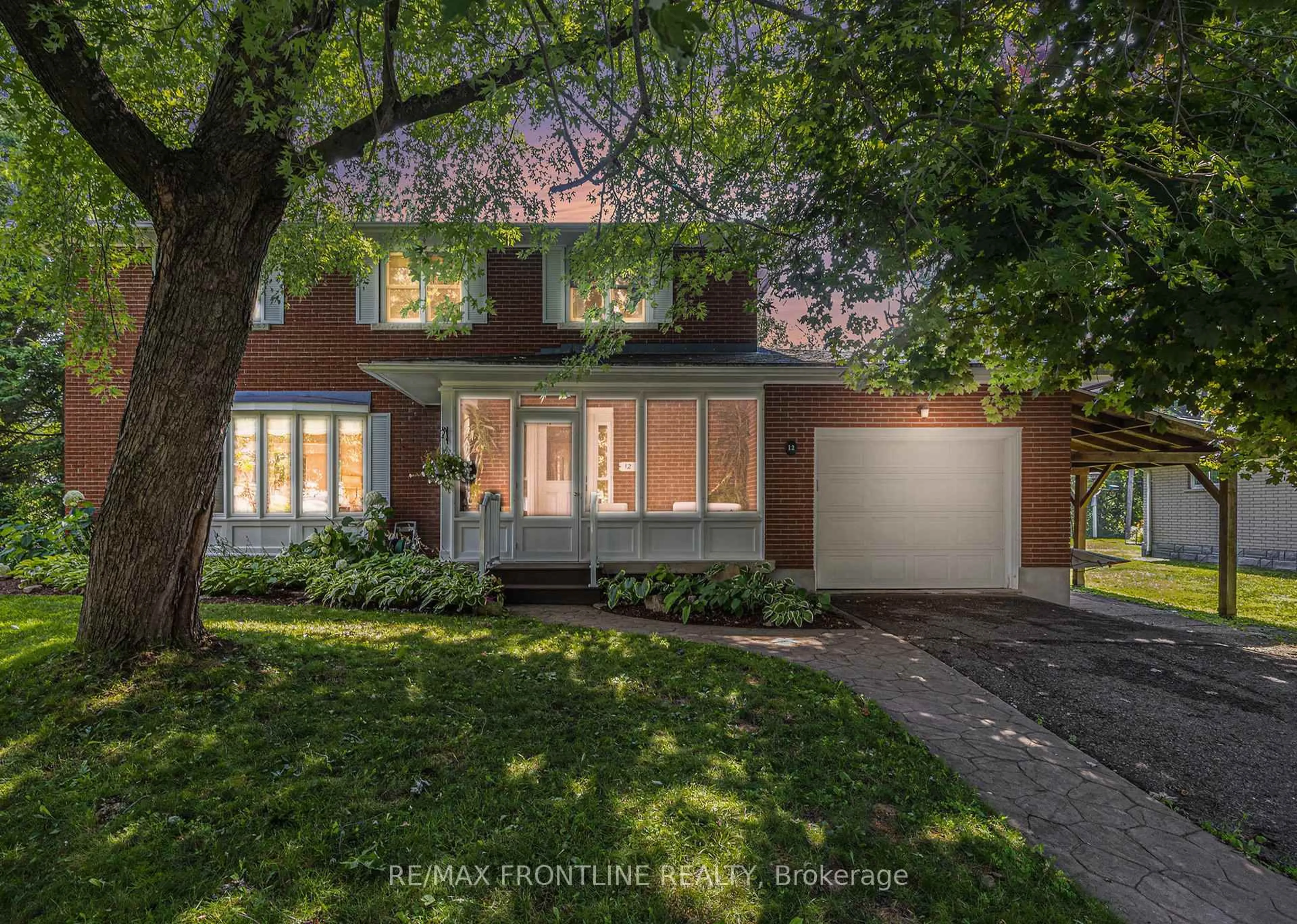 Home with brick exterior material, street for 12 Glenview Cres, Perth Ontario K7H 2L2