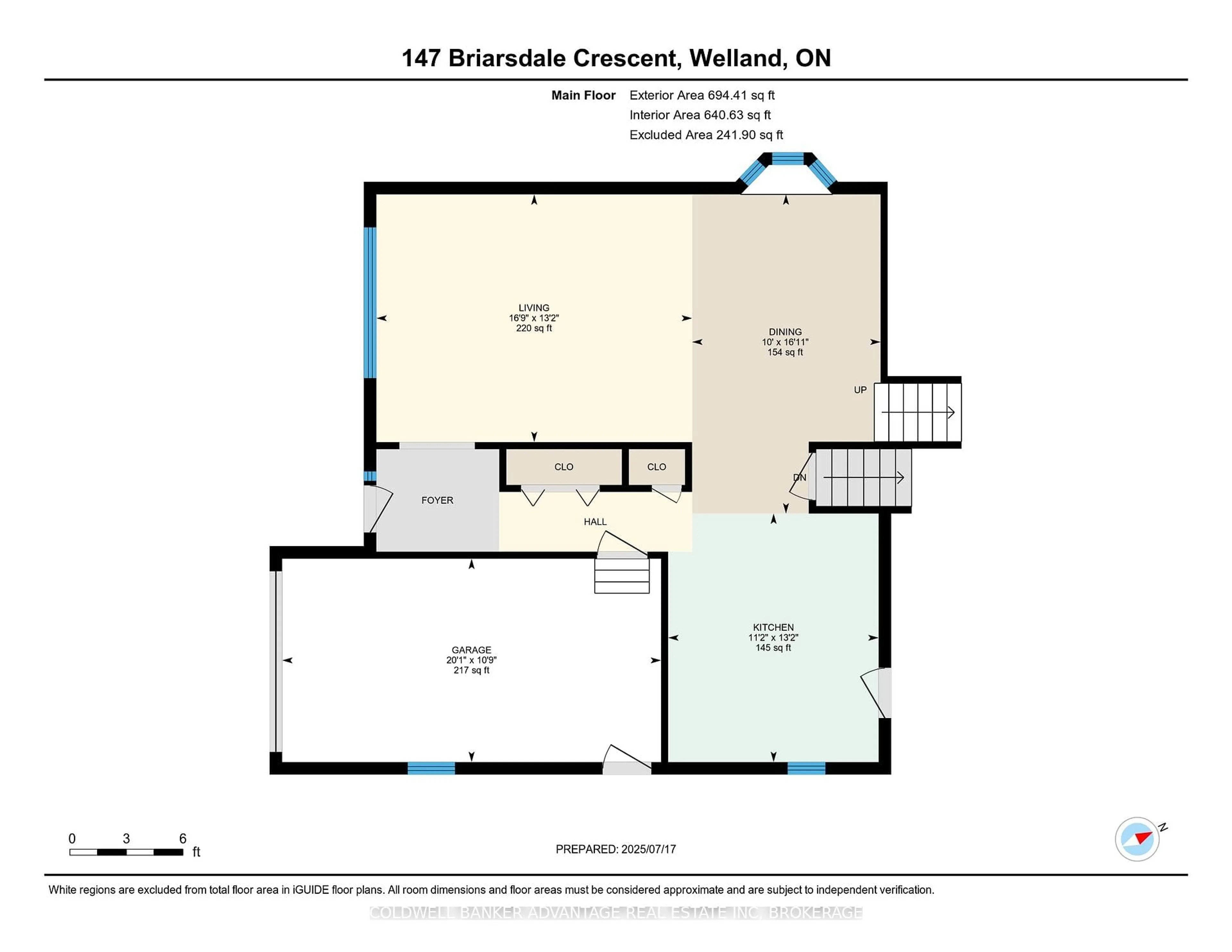 Floor plan for 147 Briarsdale Cres, Welland Ontario L3C 6S2