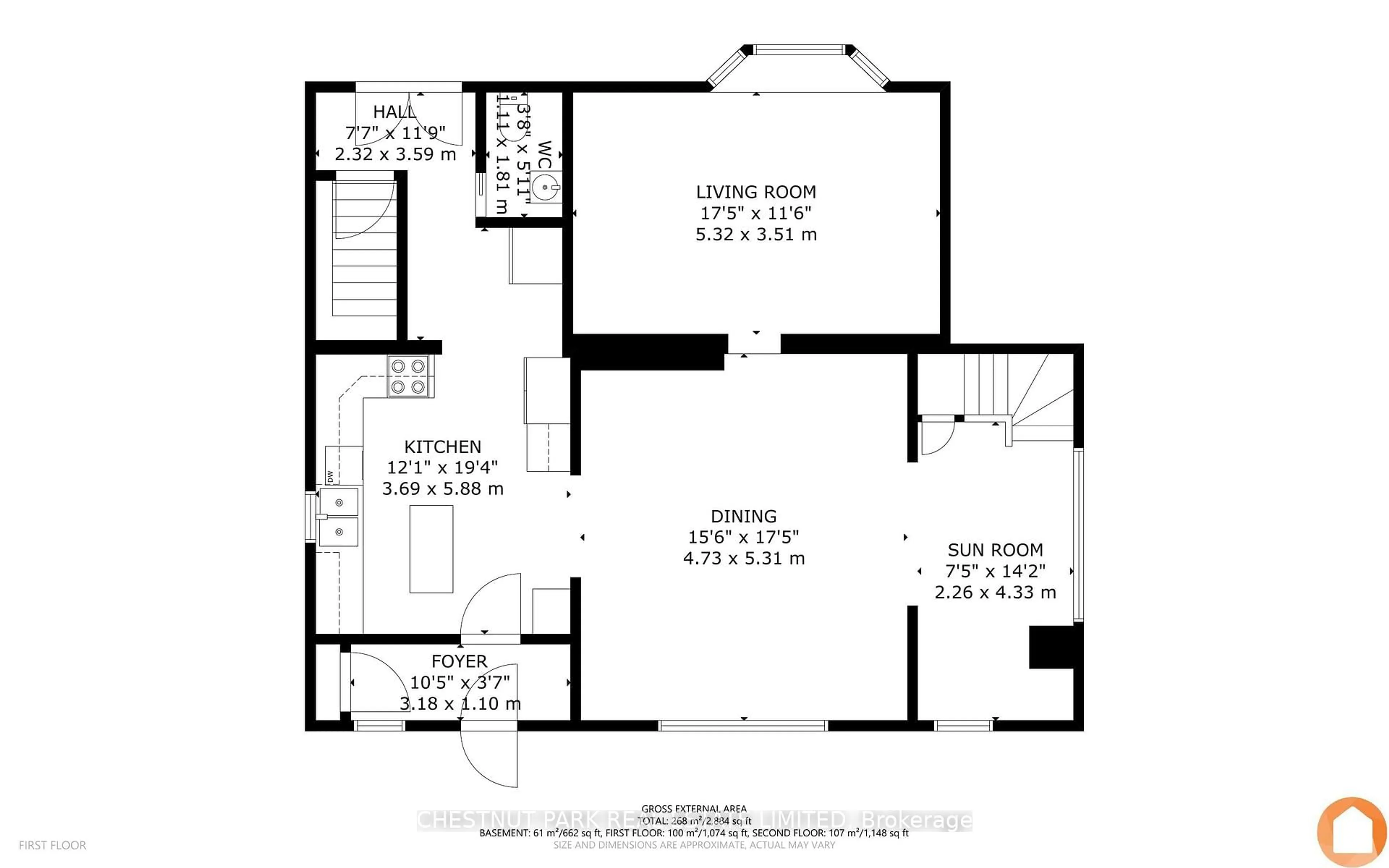 Floor plan for 31 Lake St, Prince Edward County Ontario K0K 2T0