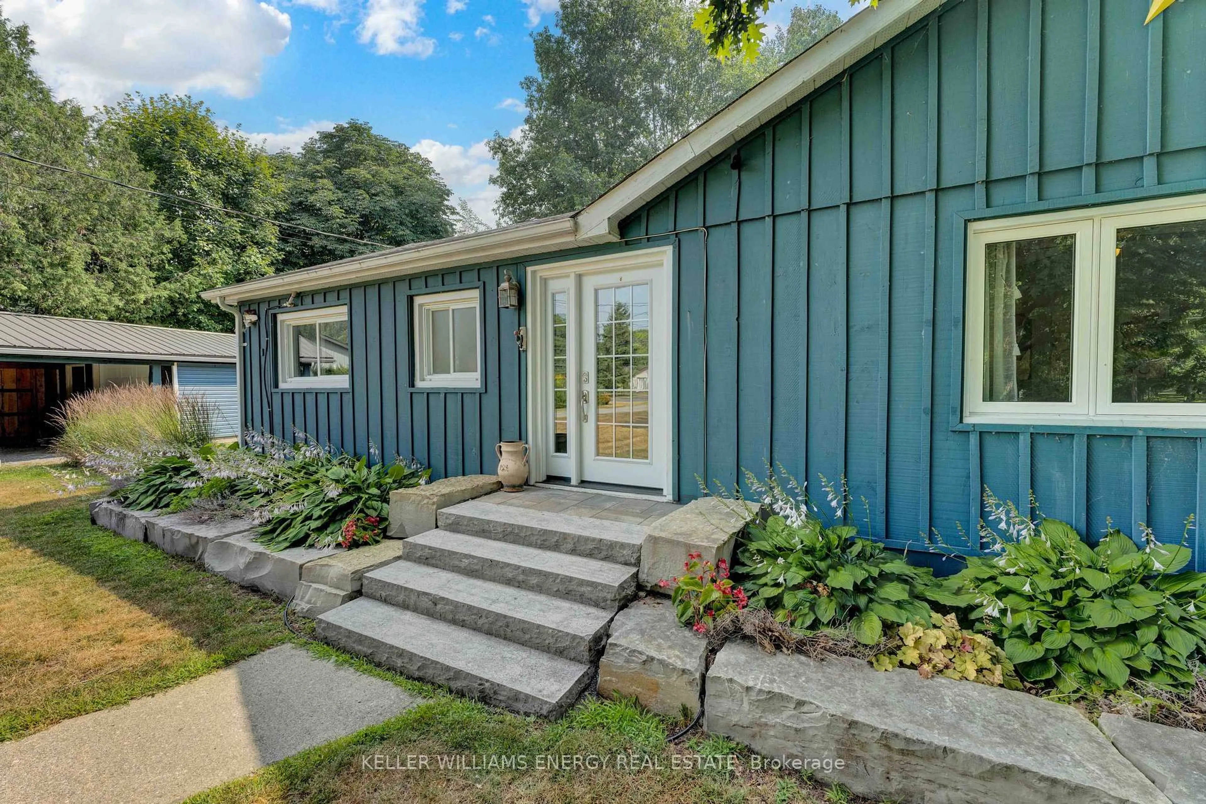 Home with vinyl exterior material, street for 18 LODGE Rd, Quinte West Ontario K0K 1L0