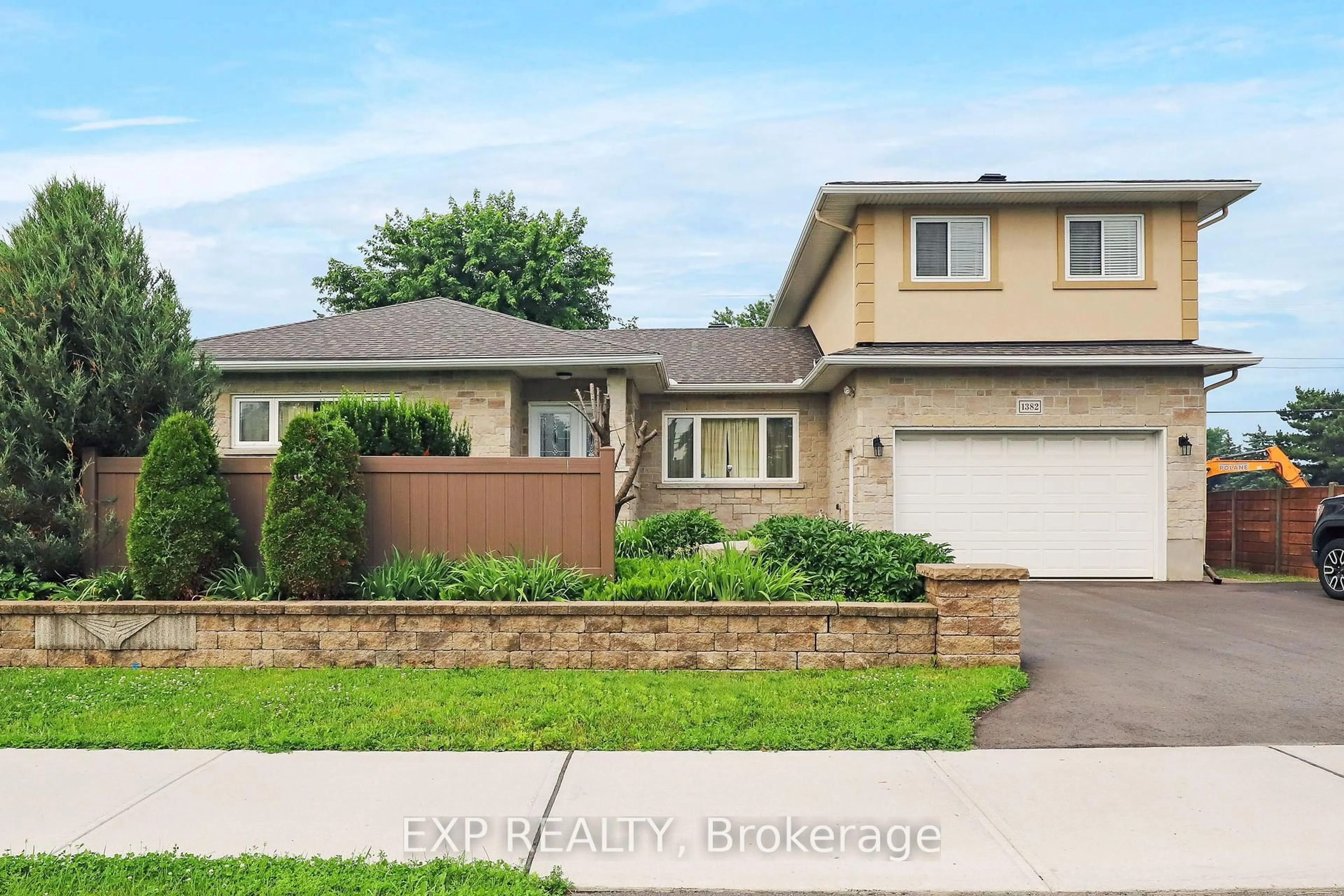 Home with brick exterior material, street for 1382 Fisher Ave, Ottawa Ontario K2C 1X1