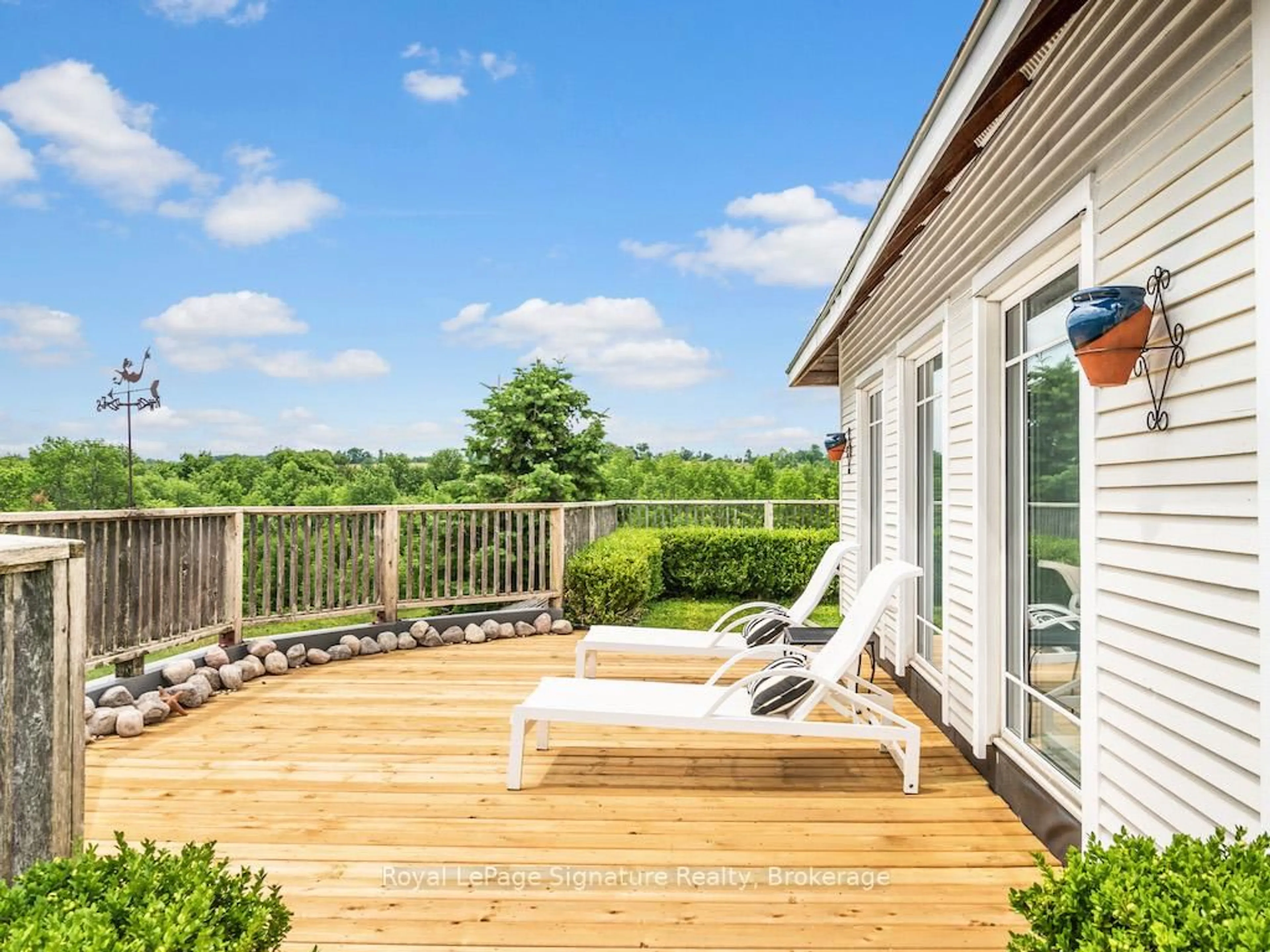 Patio, water/lake/river/ocean view for 807035 25th Side Rd, Grey Highlands Ontario N0C 1G0