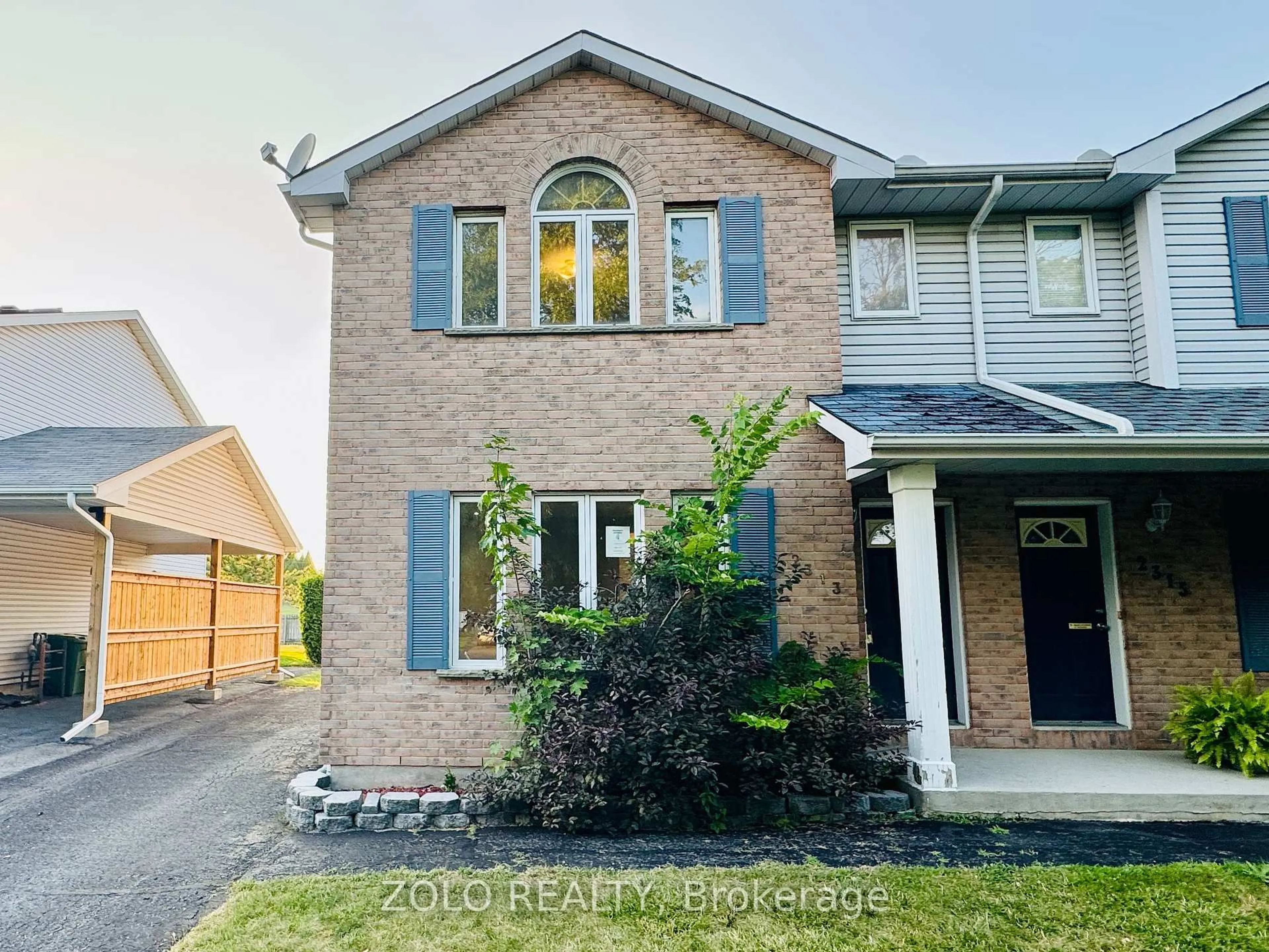 Home with brick exterior material, street for 2313 Emily Cres, Cornwall Ontario K6H 7H5
