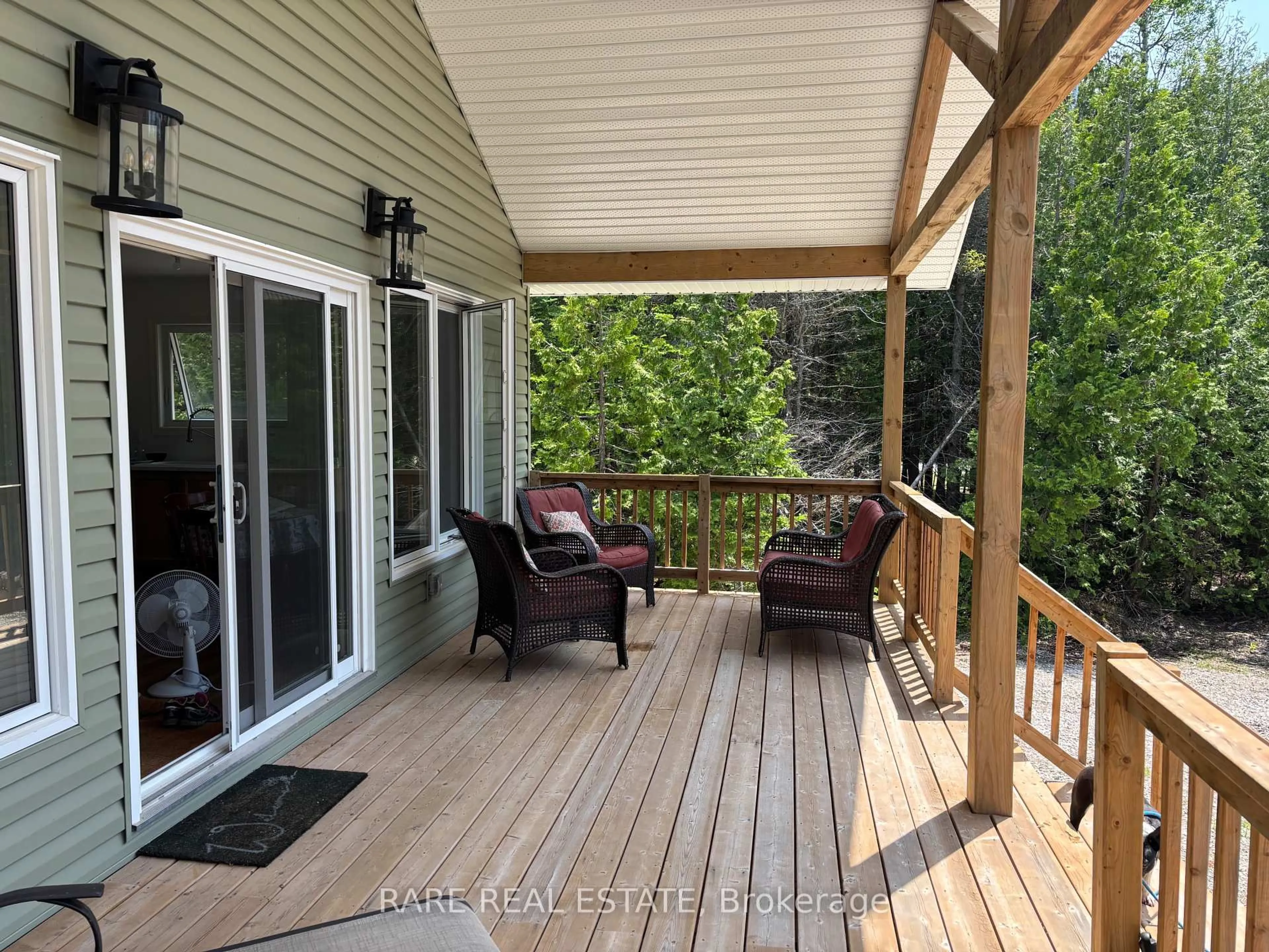 Patio, water/lake/river/ocean view for 6 Pike St, Northern Bruce Peninsula Ontario N0H 1W0
