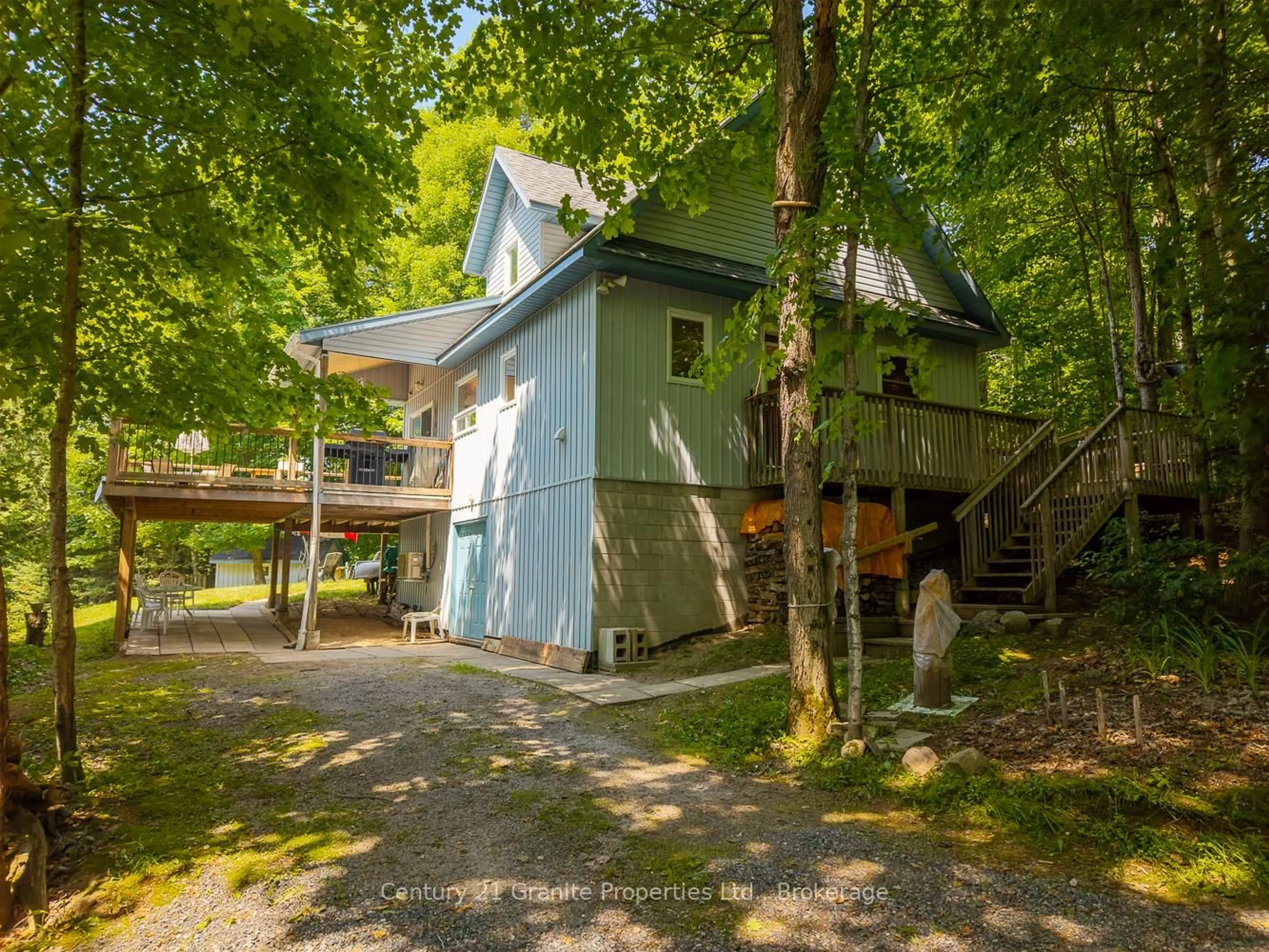A pic from outside/outdoor area/front of a property/back of a property/a pic from drone, unknown for 9 Sykes Lane, Whitestone Ontario P0A 1G0