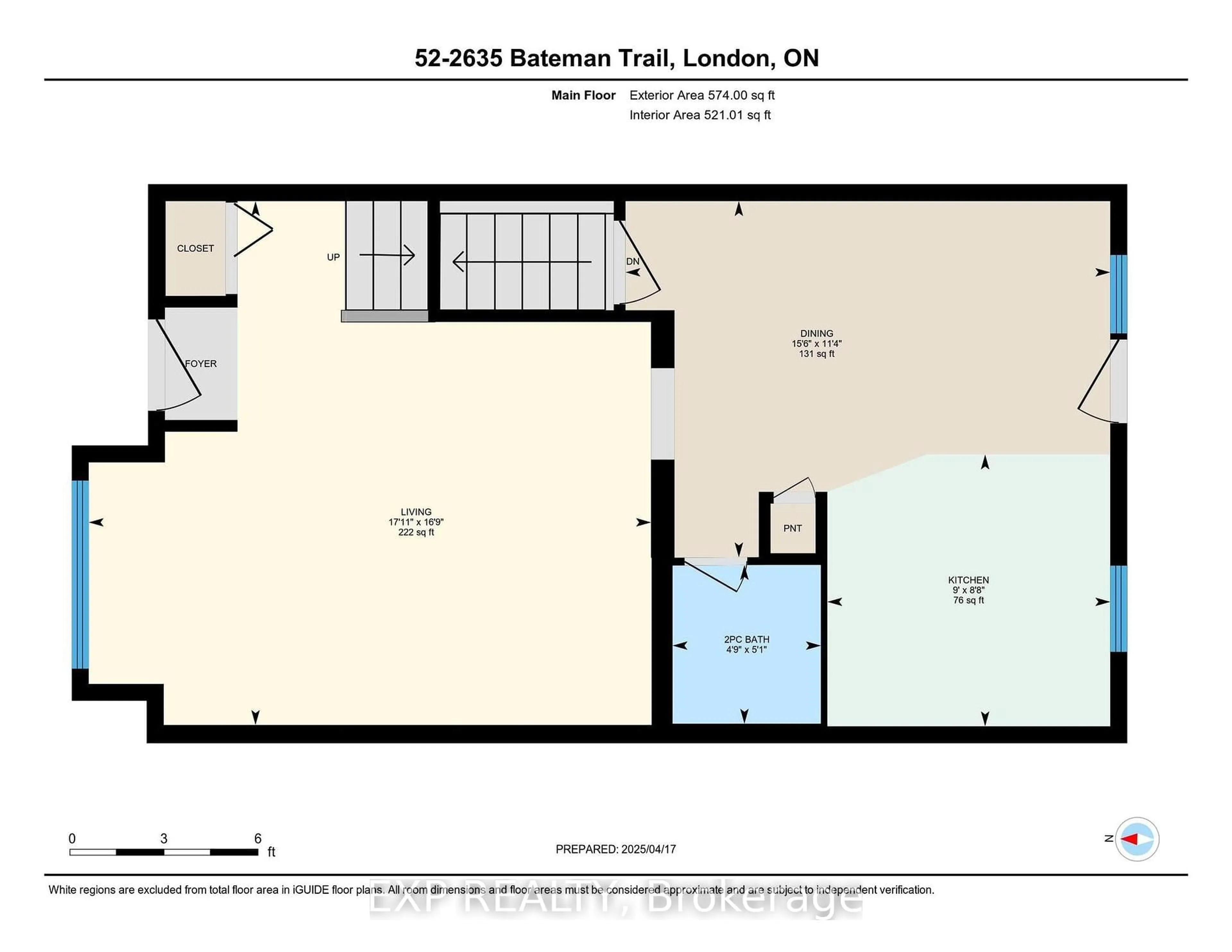 Floor plan for 2635 Bateman Tr #52, London South Ontario N6L 0B1