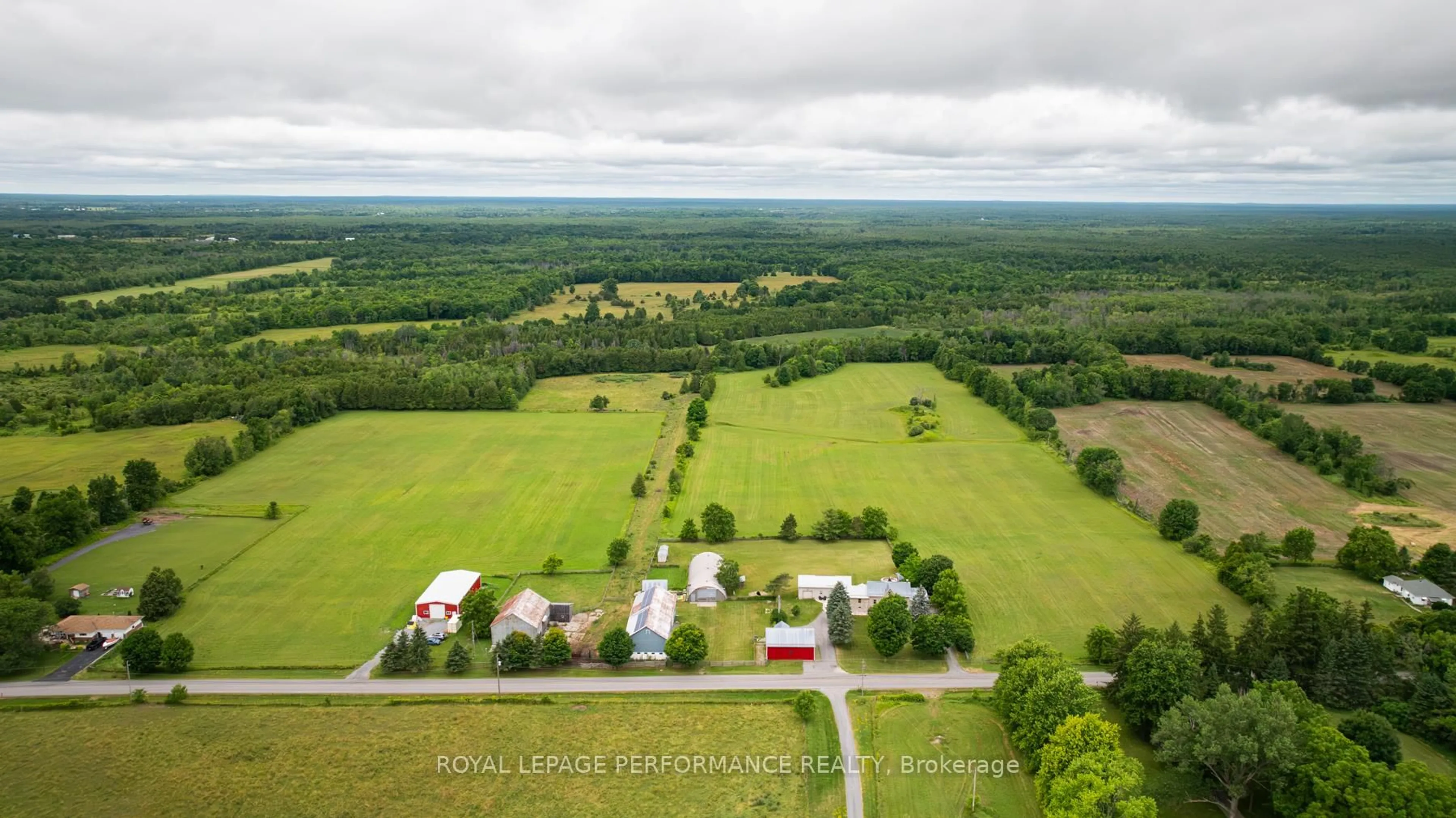 A pic from outside/outdoor area/front of a property/back of a property/a pic from drone, unknown for 363 Huffman Rd, Yarker Ontario K0K 3N0