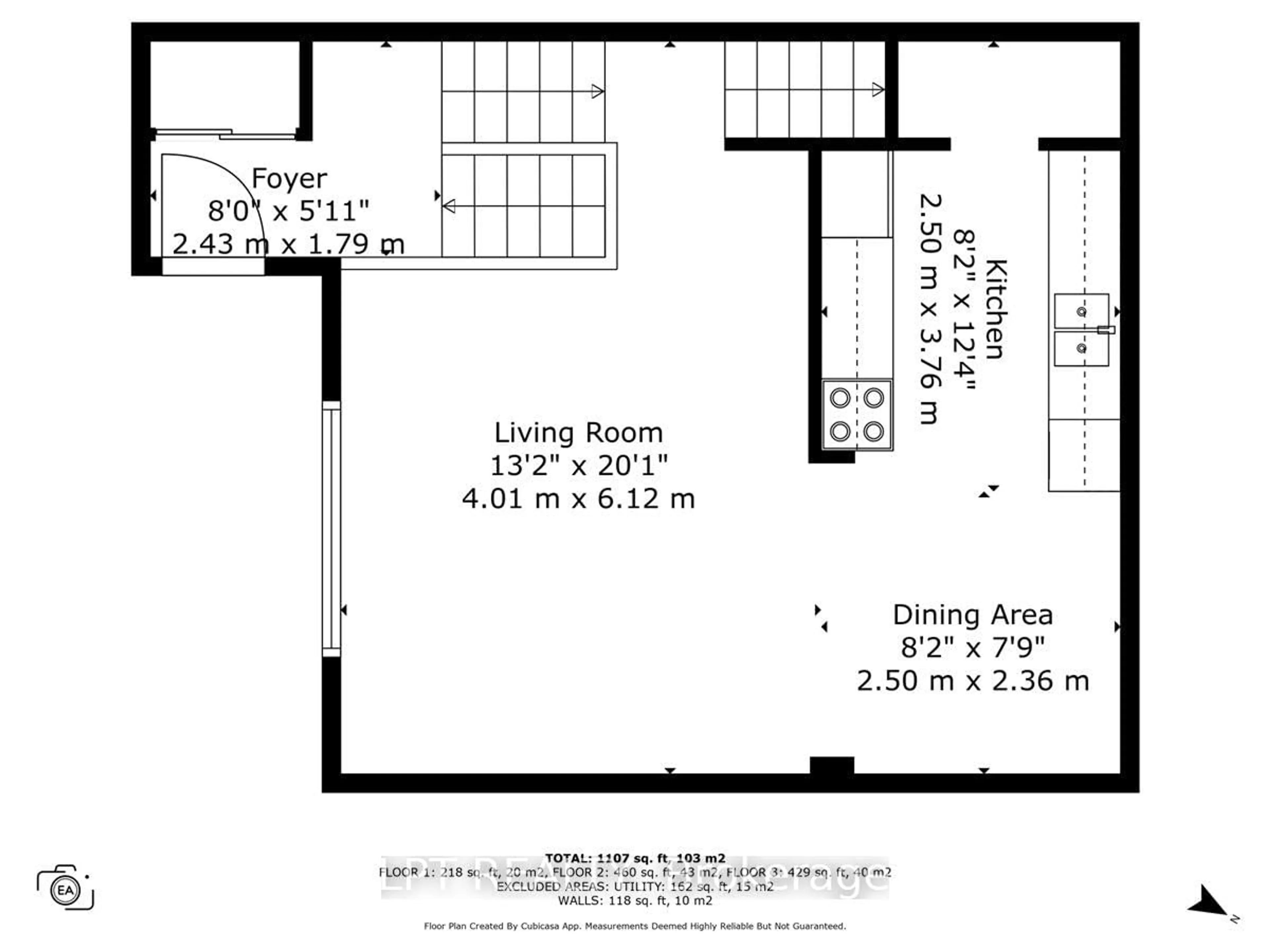 Floor plan for 9F Banner Rd #F, Ottawa Ontario K2H 8T3