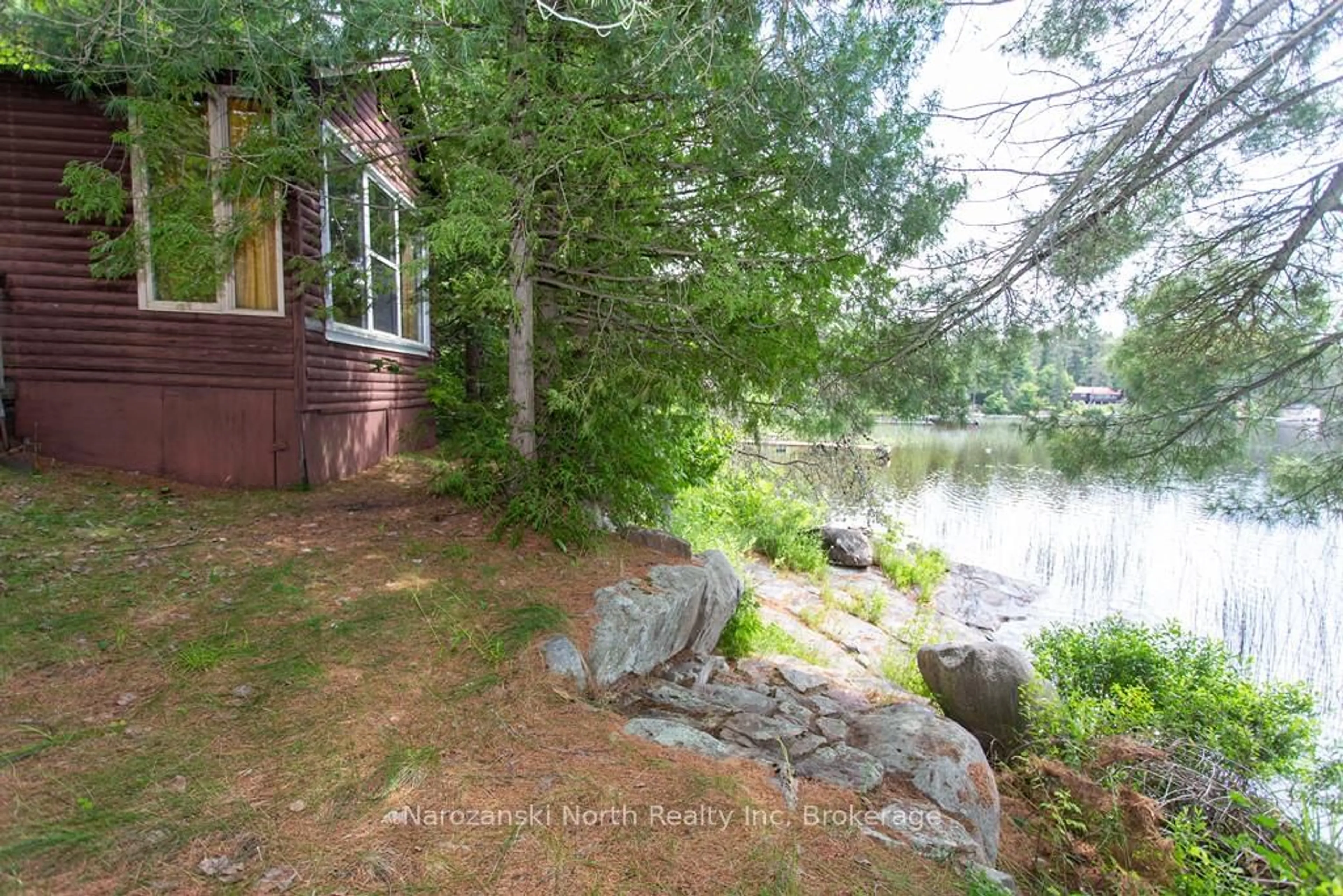 Patio, water/lake/river/ocean view for 280 Zettler Bay Rd, French River Ontario P0M 2N0