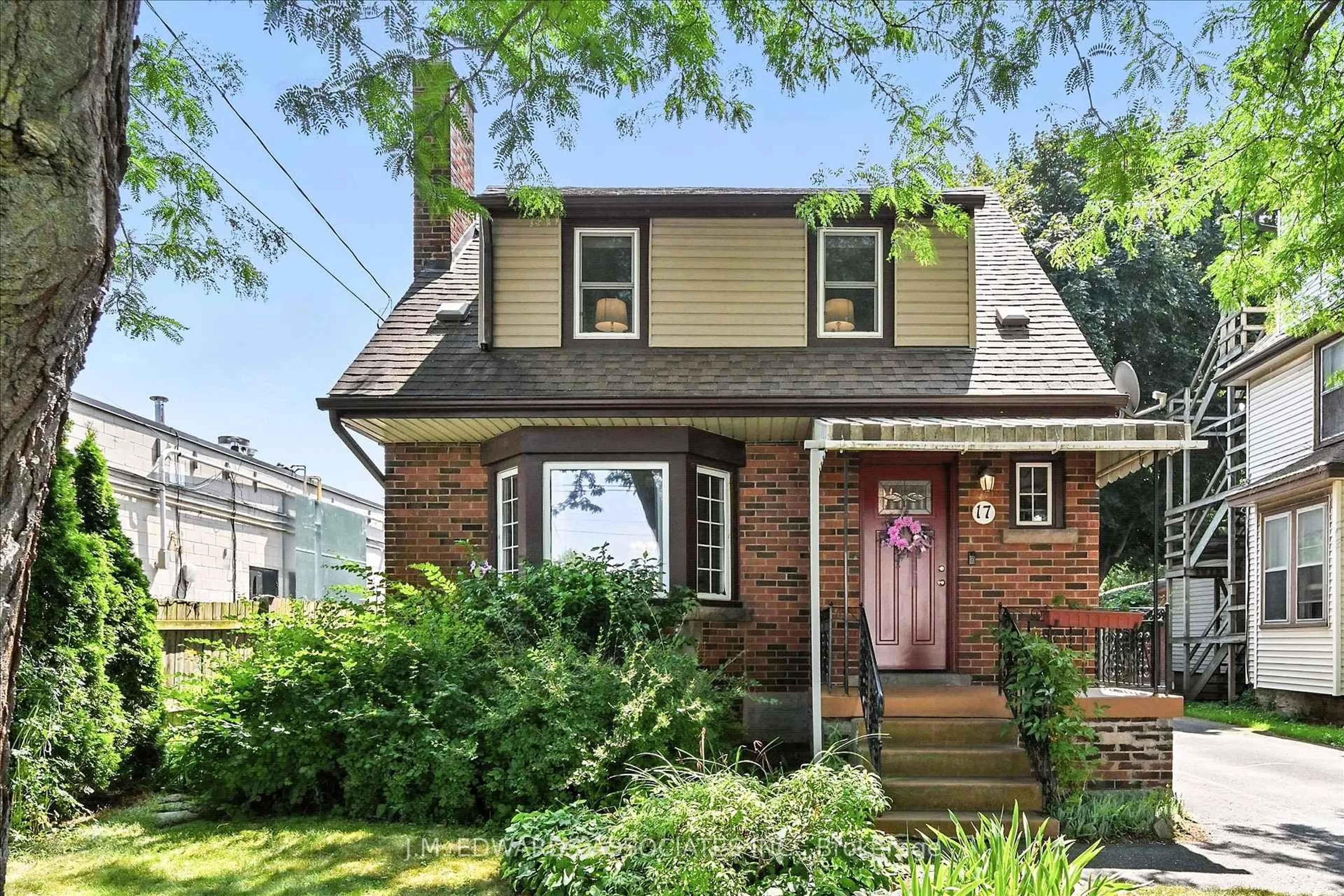 Home with brick exterior material, street for 17 Broadway Ave, Hamilton Ontario L8S 2V6