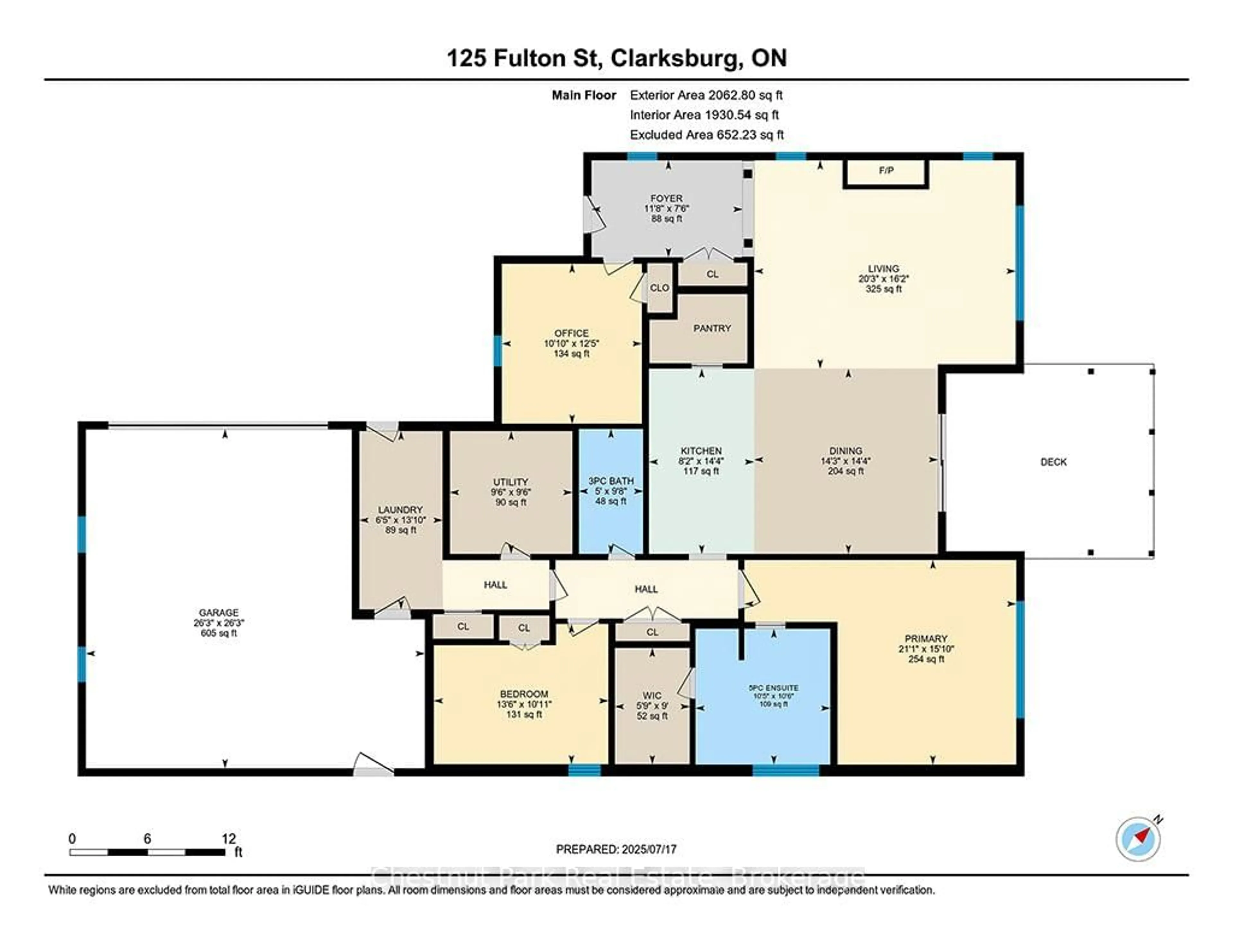 Floor plan for 125 Fulton St, Blue Mountains Ontario N0H 1J0