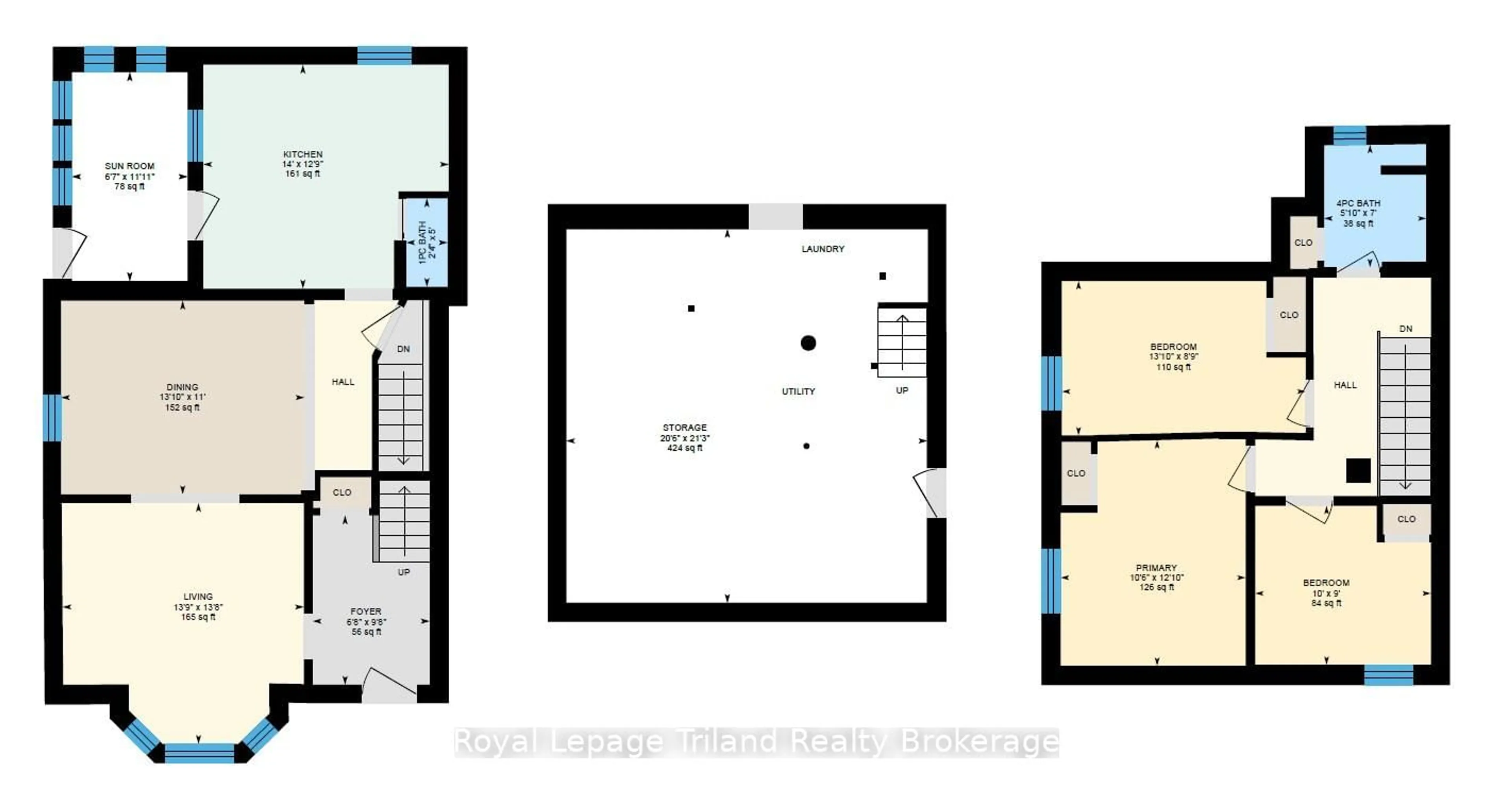 Floor plan for 75 & 77 Reeve St, Woodstock Ontario N4S 3G7