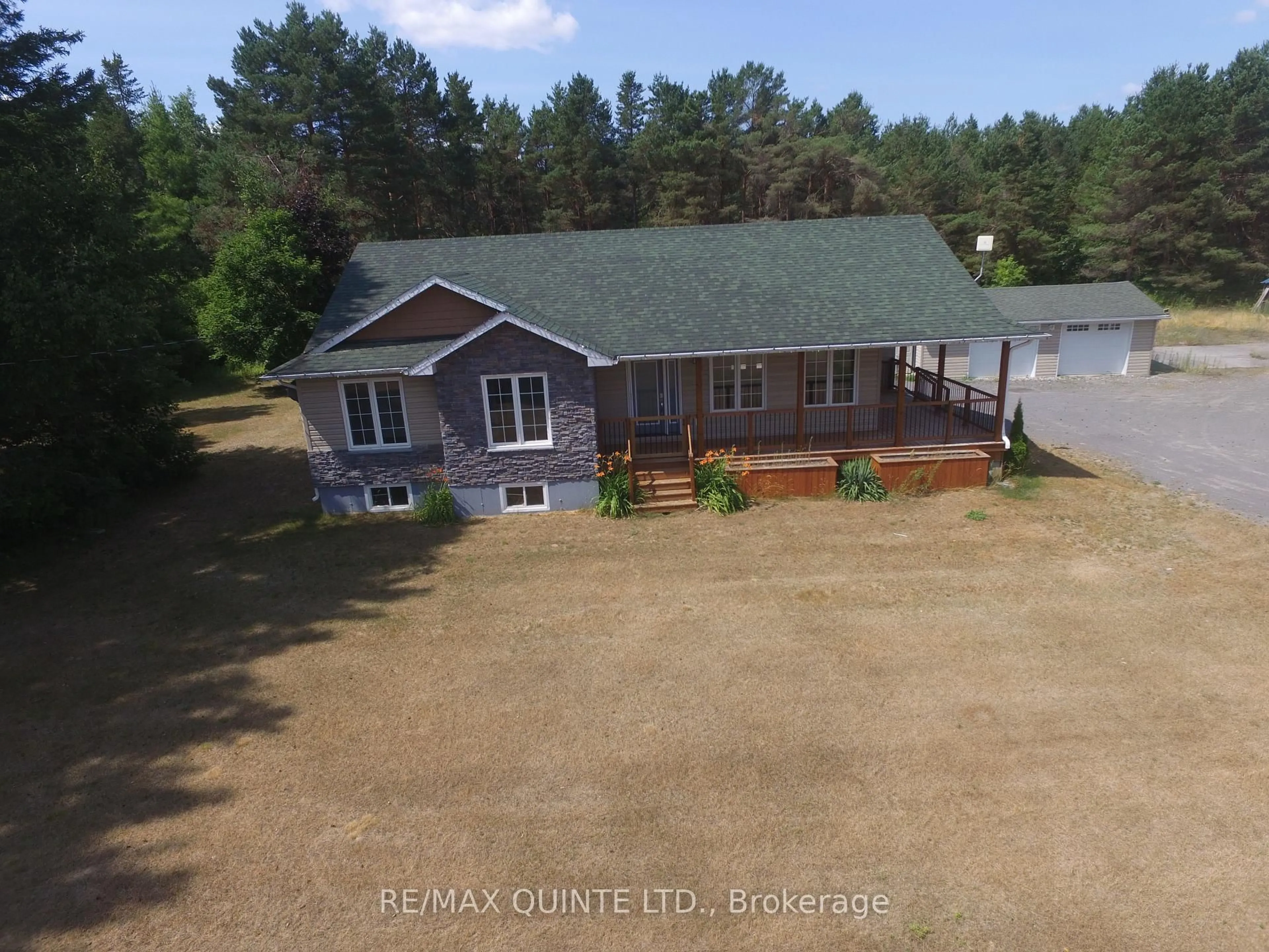 A pic from outside/outdoor area/front of a property/back of a property/a pic from drone, water/lake/river/ocean view for 656 Tobacco Rd, Cramahe Ontario K0K 1M0