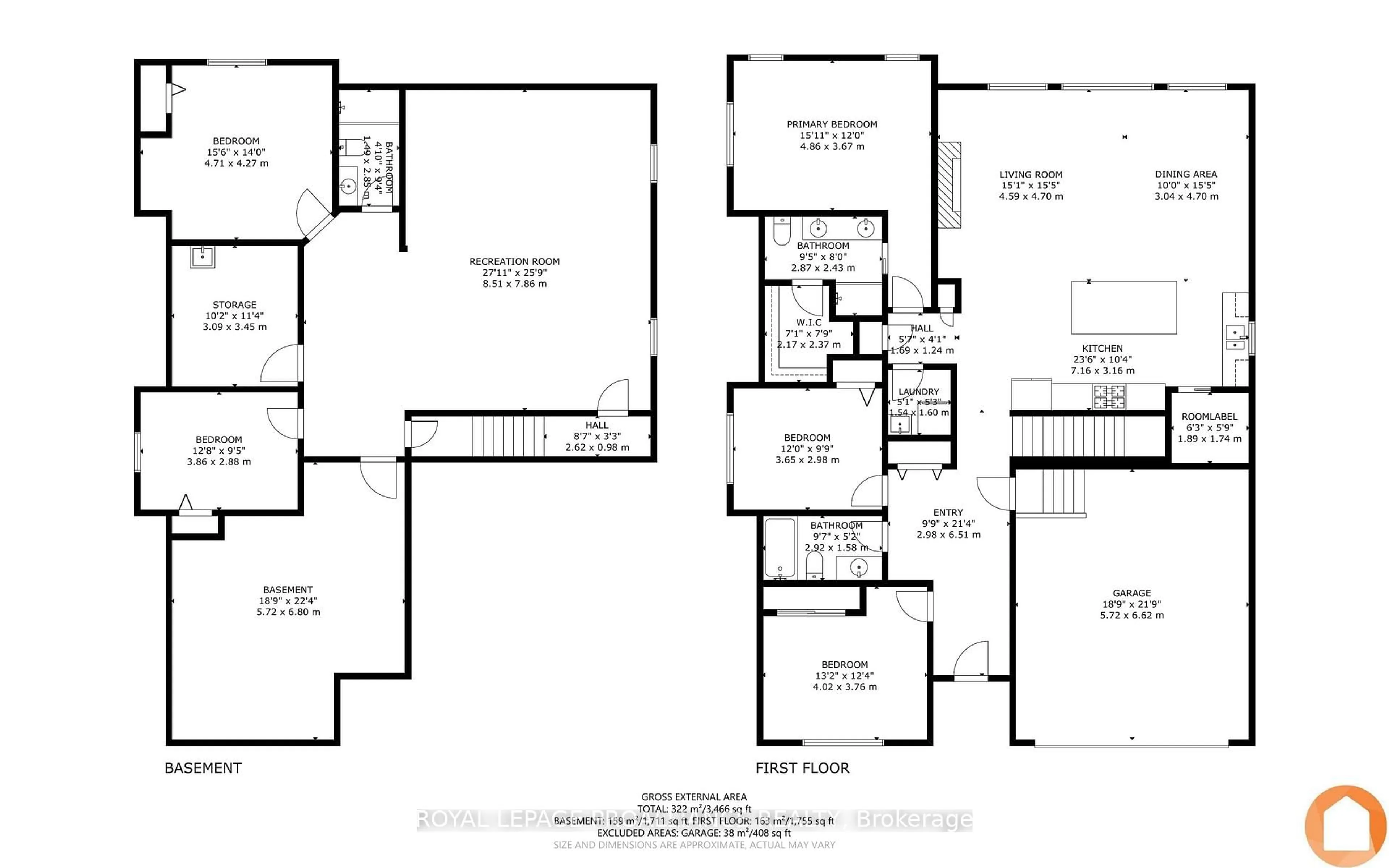 Floor plan for 54 Stonecrest Blvd, Quinte West Ontario K8R 0A4