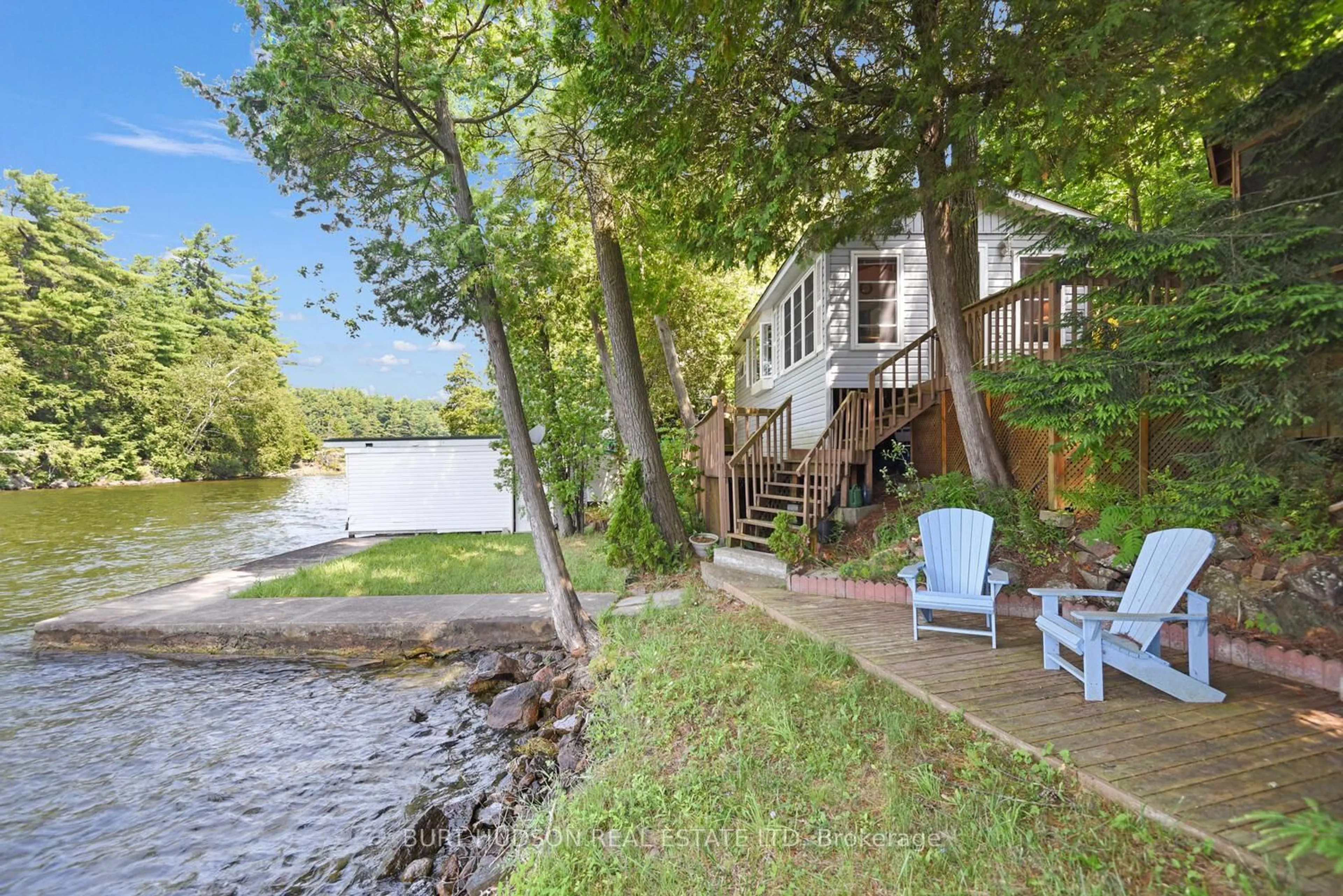 Patio, water/lake/river/ocean view for 276 Spence Lane, Athens Ontario K0E 1B0