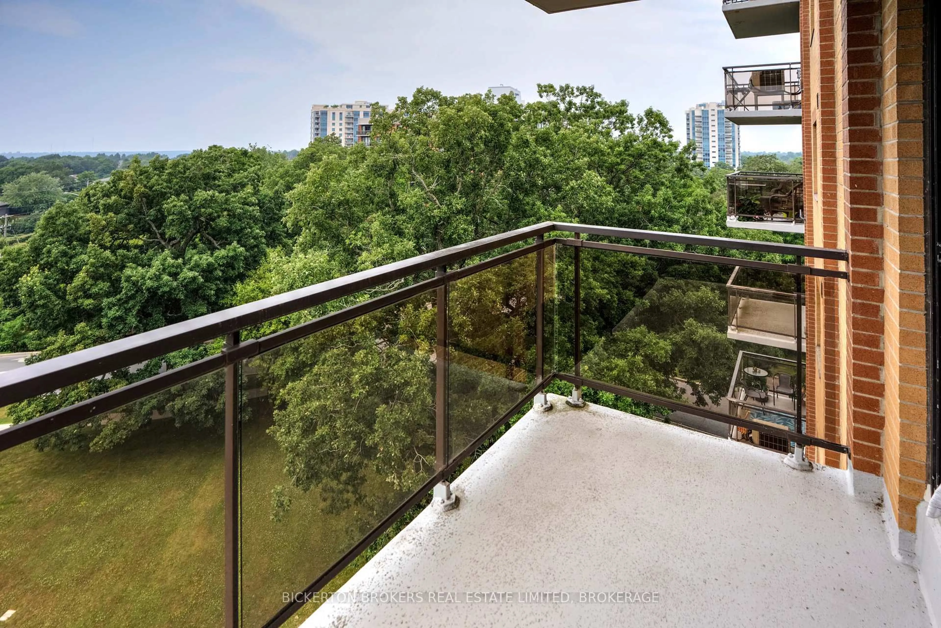Balcony in the apartment, water/lake/river/ocean view for 120 Barrett Crt #602, Kingston Ontario K7L 5H6