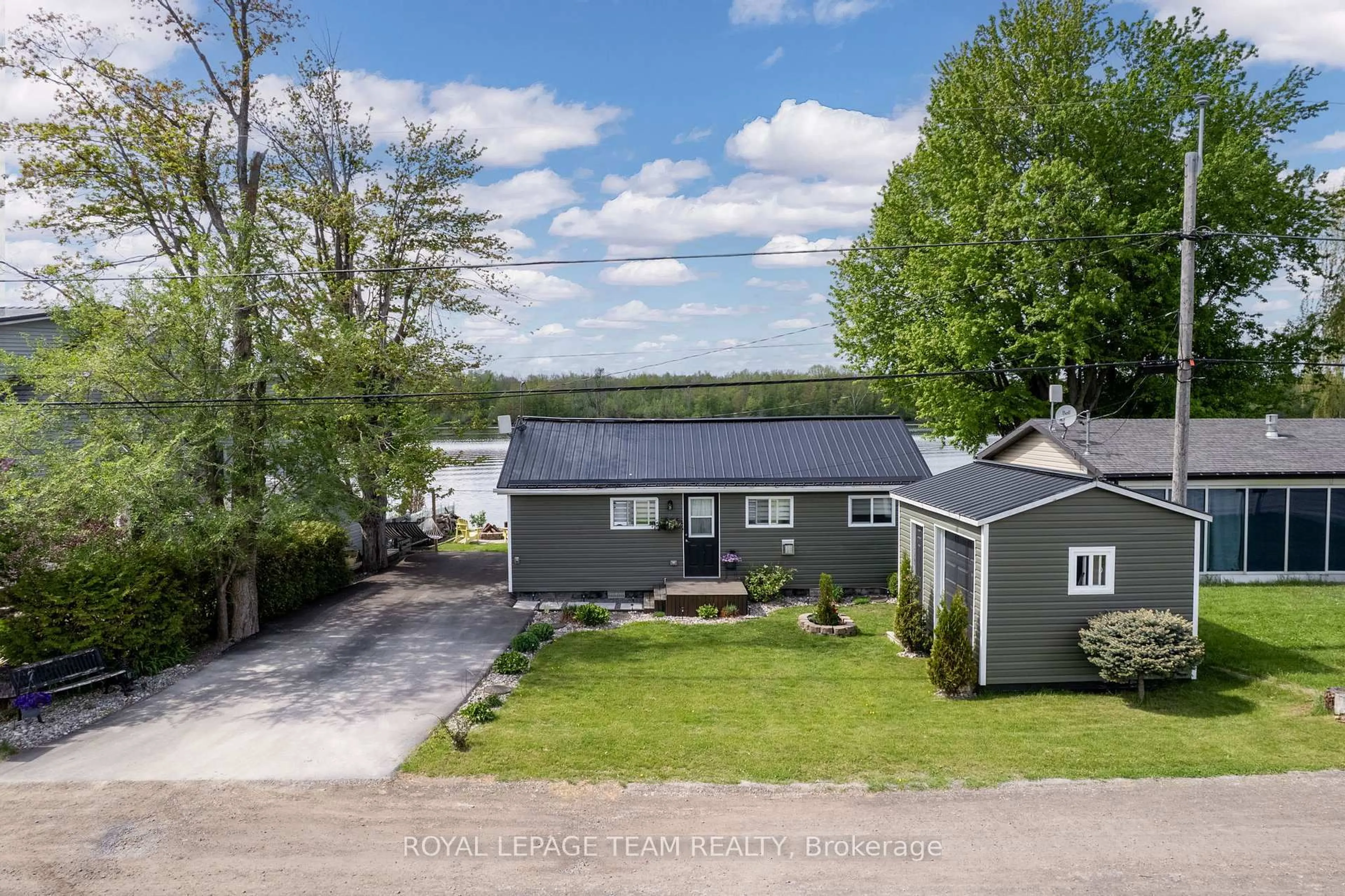 A pic from outside/outdoor area/front of a property/back of a property/a pic from drone, street for 3872 Lannin Lane, North Grenville Ontario K0G 1J0