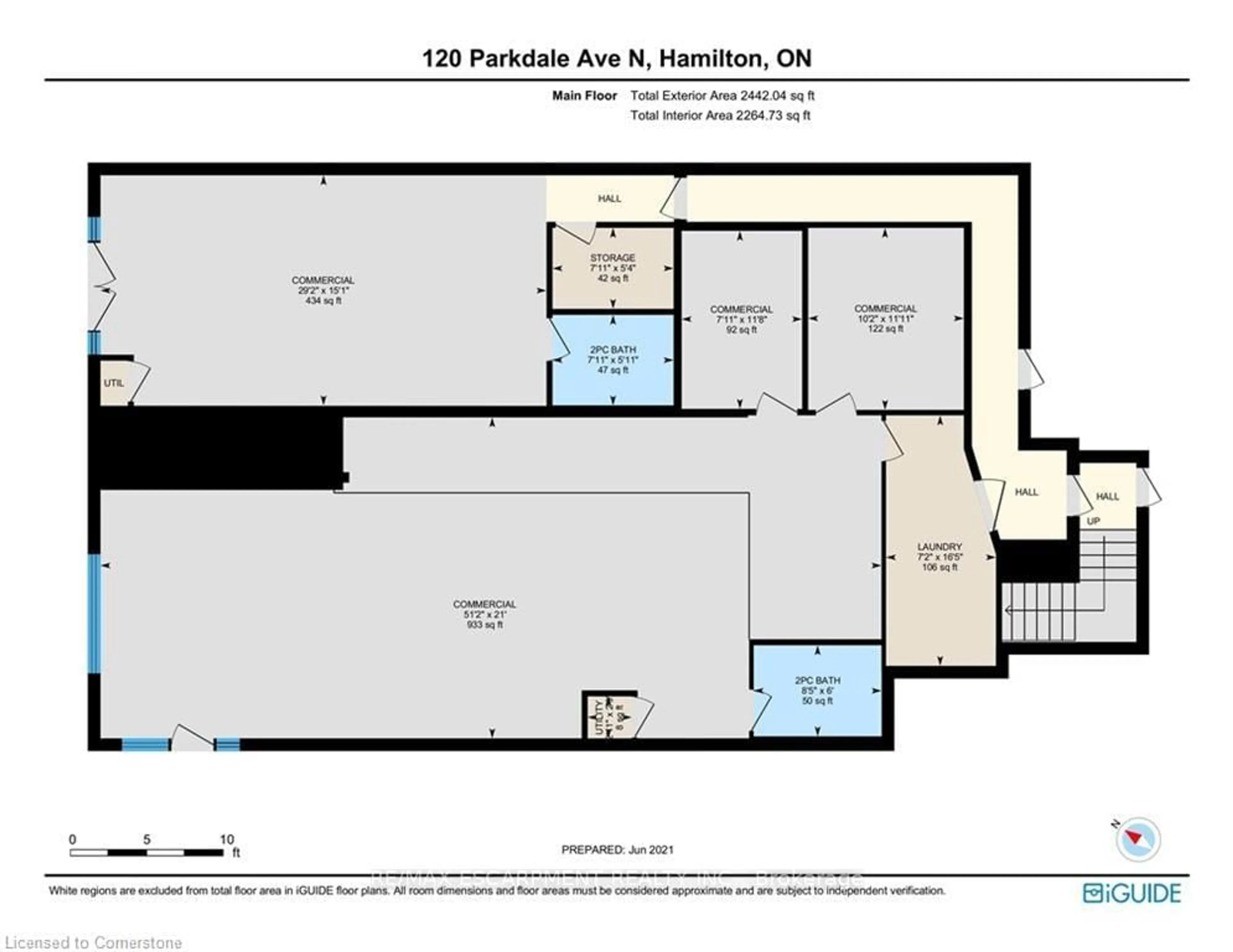 Floor plan for 120 Parkdale Ave, Hamilton Ontario L8H 5W9