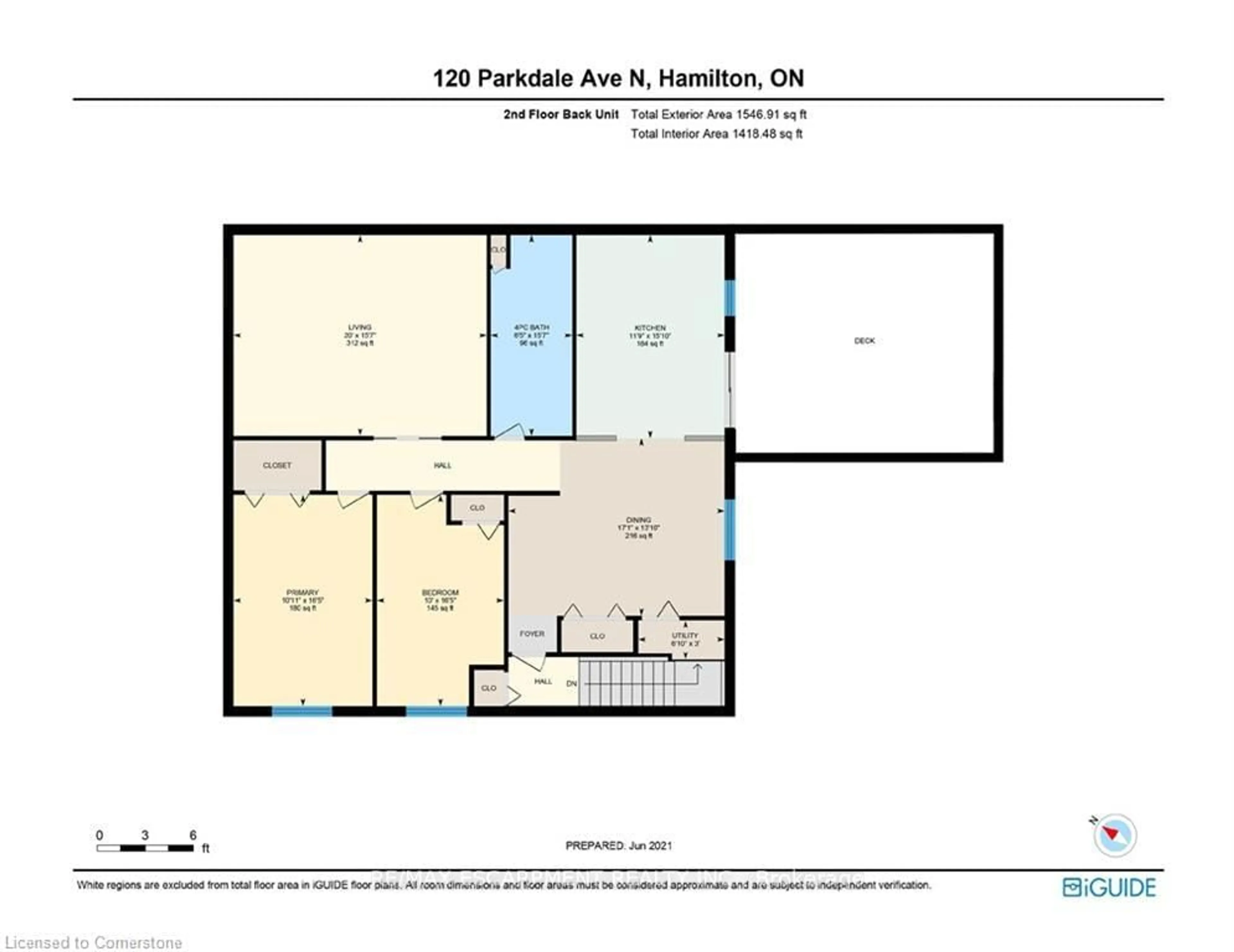 Floor plan for 120 Parkdale Ave, Hamilton Ontario L8H 5W9