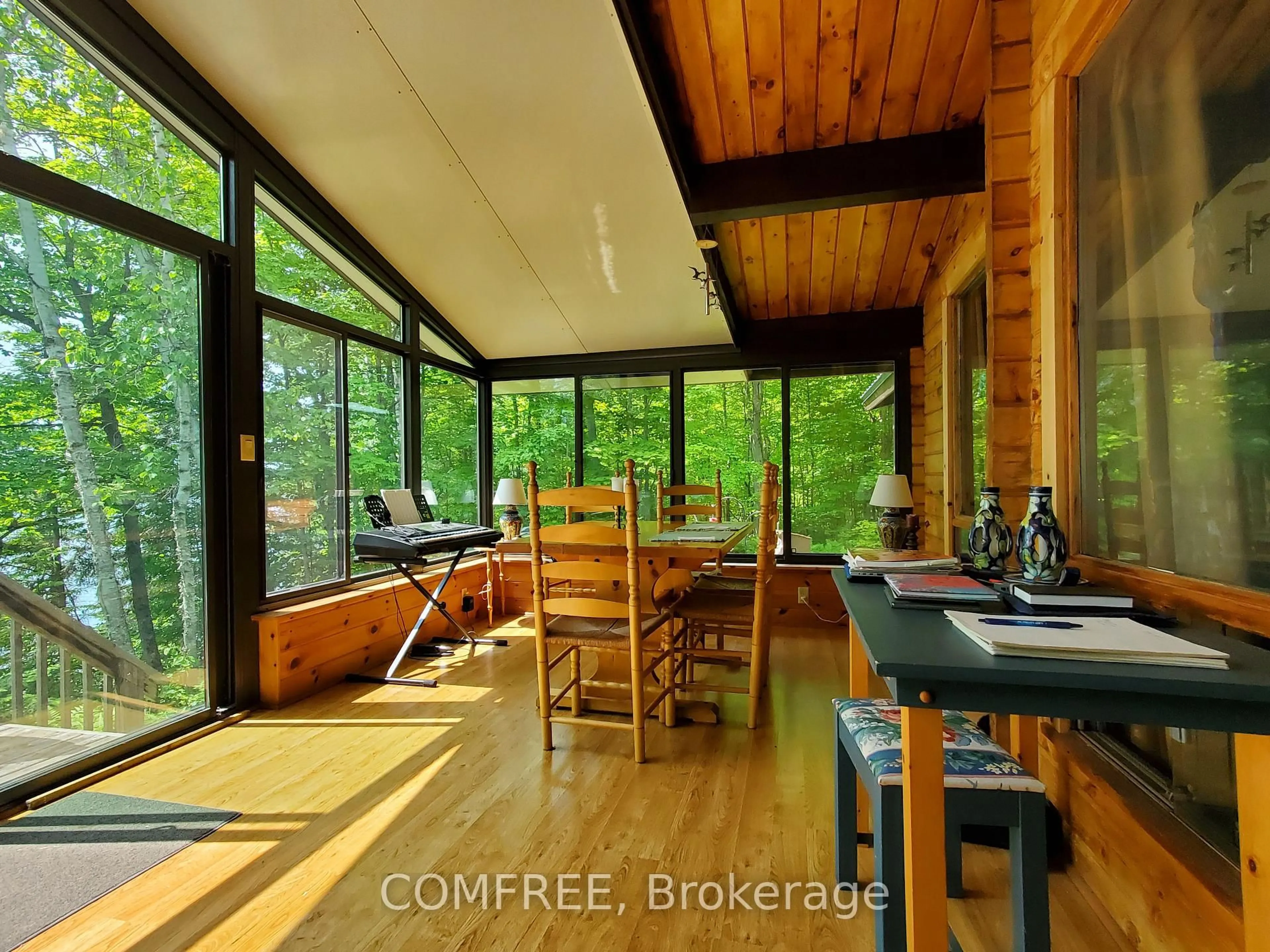 Open concept kitchen, unknown for 20 Chartier Lake Rd, Parry Sound Remote Area Ontario P0H 1A0