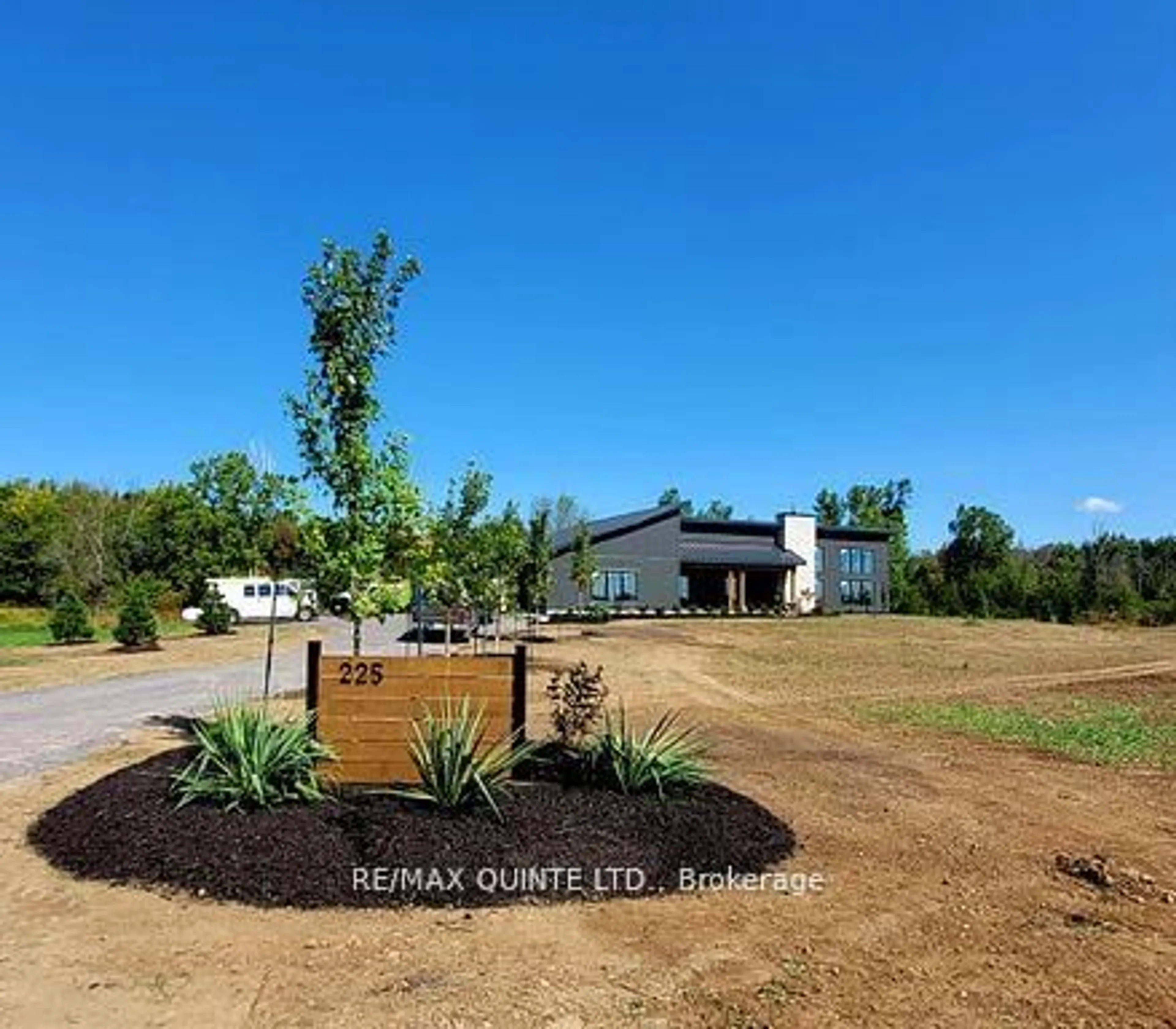 A pic from outside/outdoor area/front of a property/back of a property/a pic from drone, unknown for 225 Mitchells Crossroad, Prince Edward County Ontario K0K 2T0