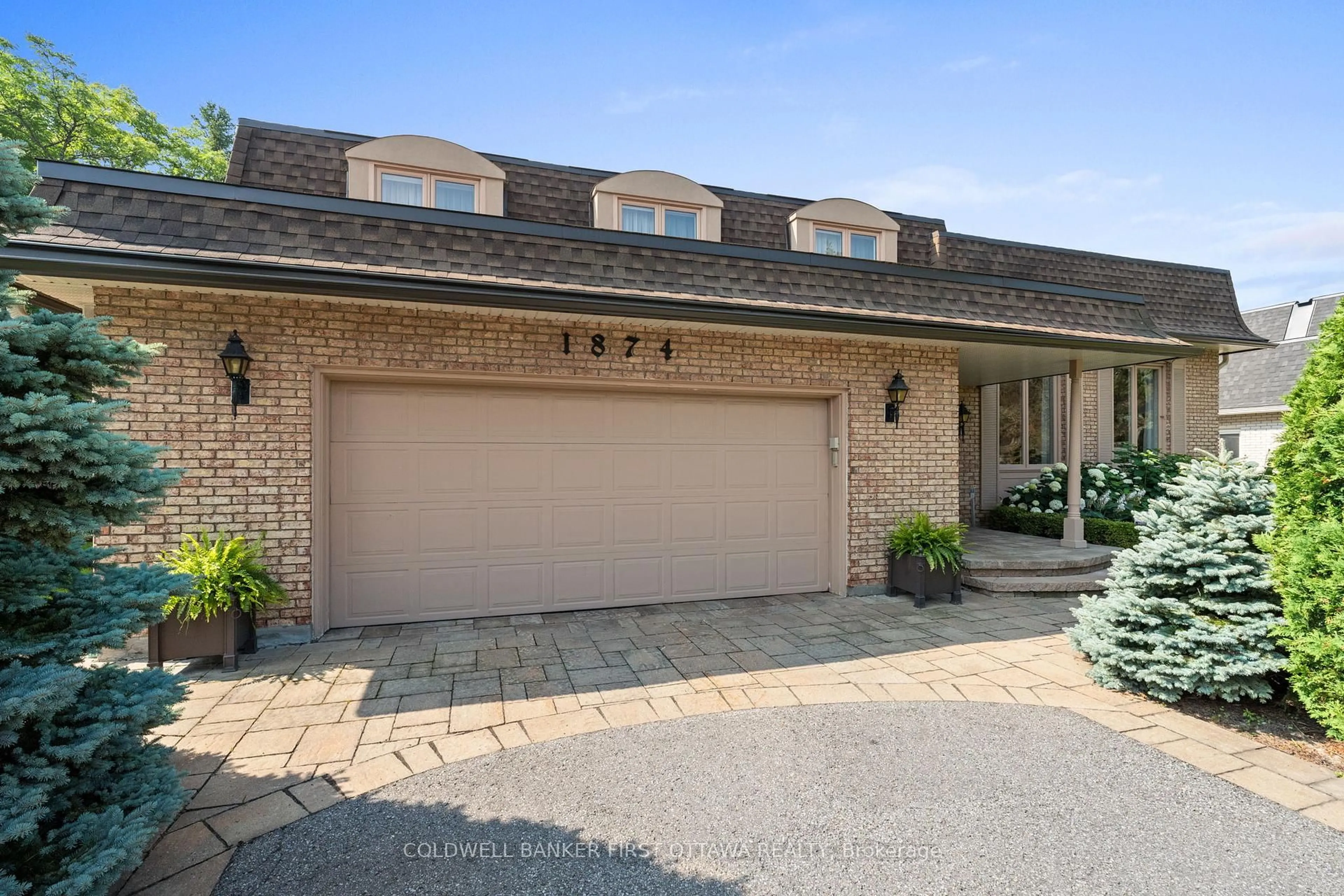 Home with brick exterior material, street for 1874 Camborne Cres, Ottawa Ontario K1H 7B7