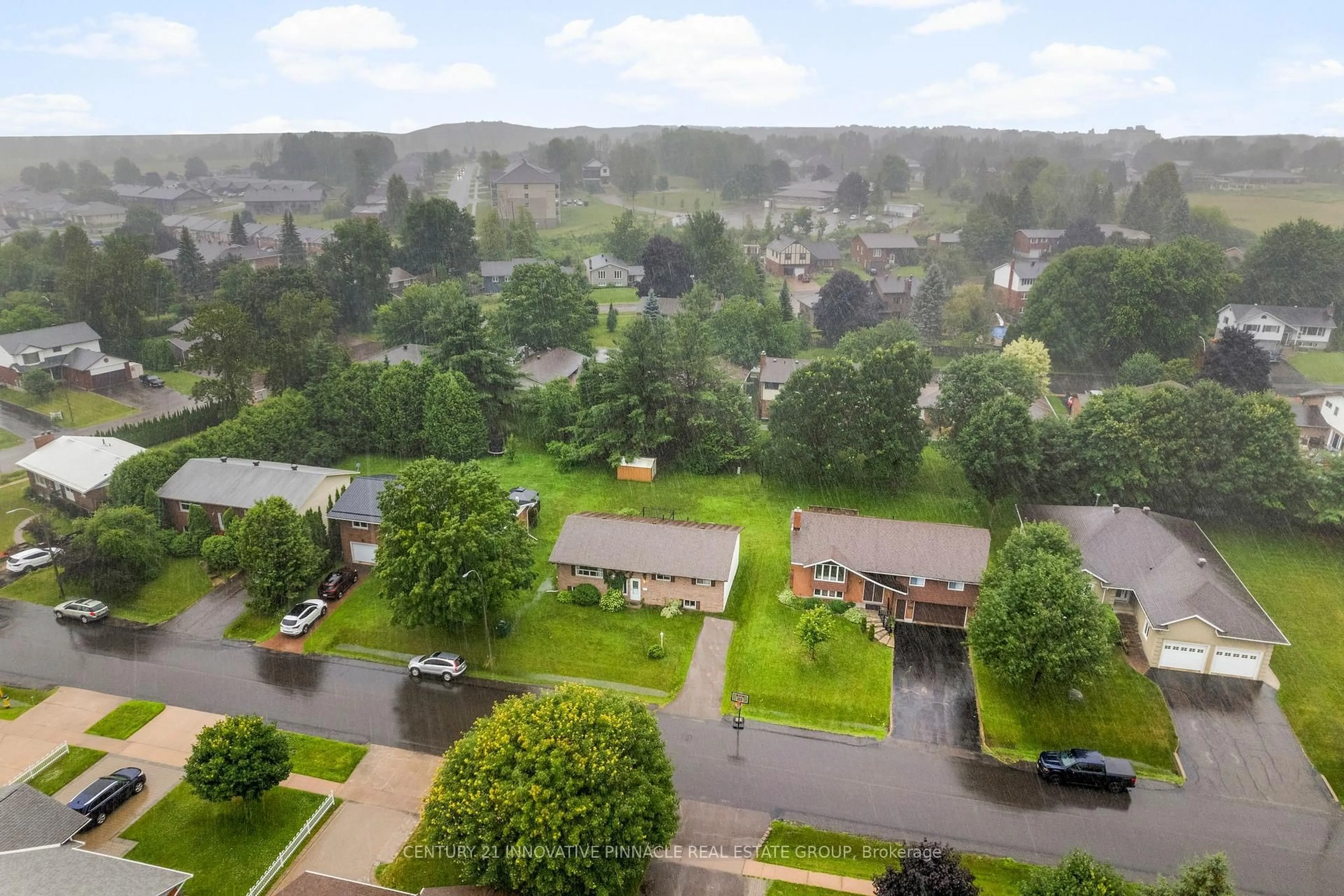 A pic from outside/outdoor area/front of a property/back of a property/a pic from drone, mountain view for 594 Herbert St, Pembroke Ontario K8A 8E9