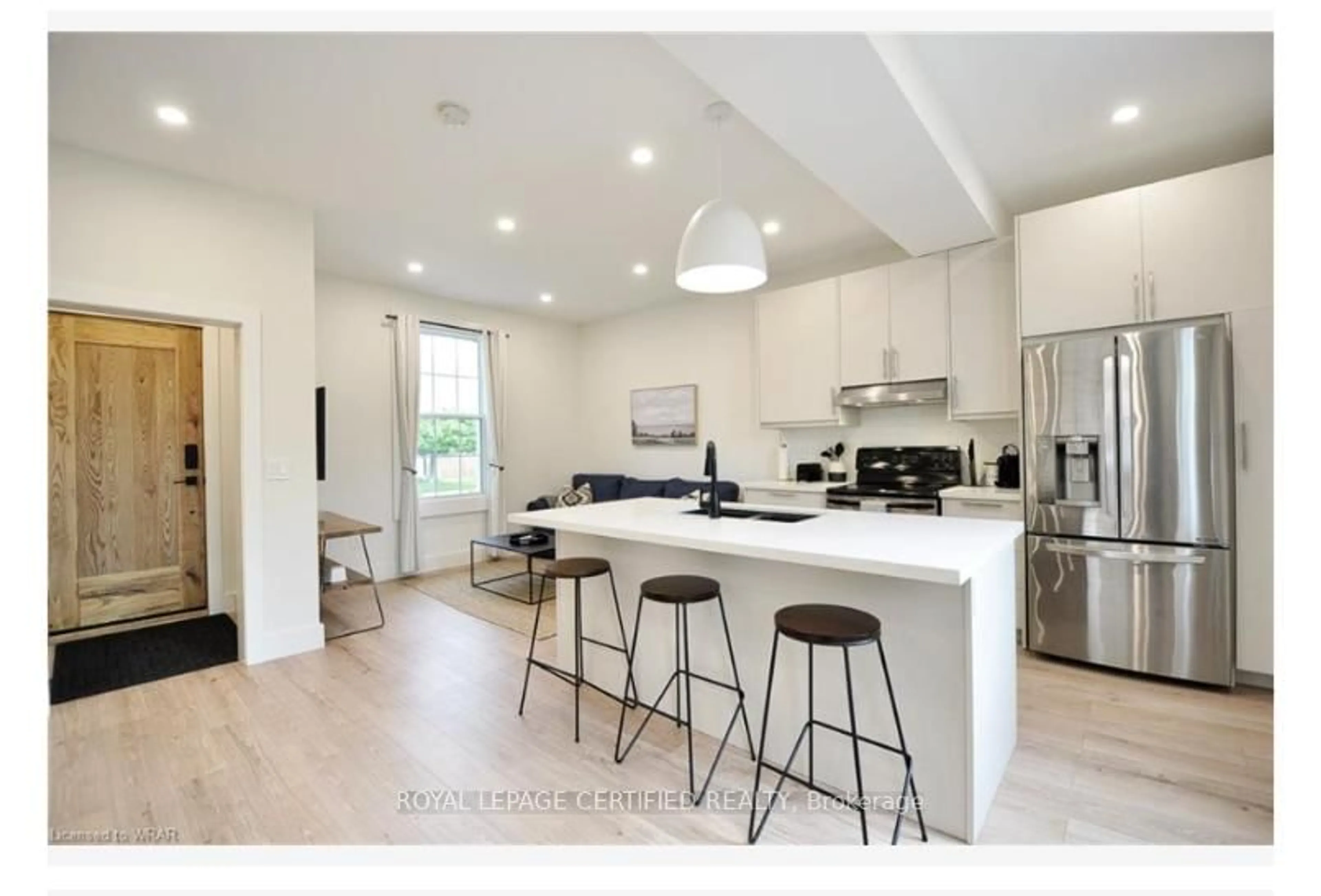 Open concept kitchen, unknown for 7-9 Maple Ridge Rd, Cambridge Ontario N1R 2G1