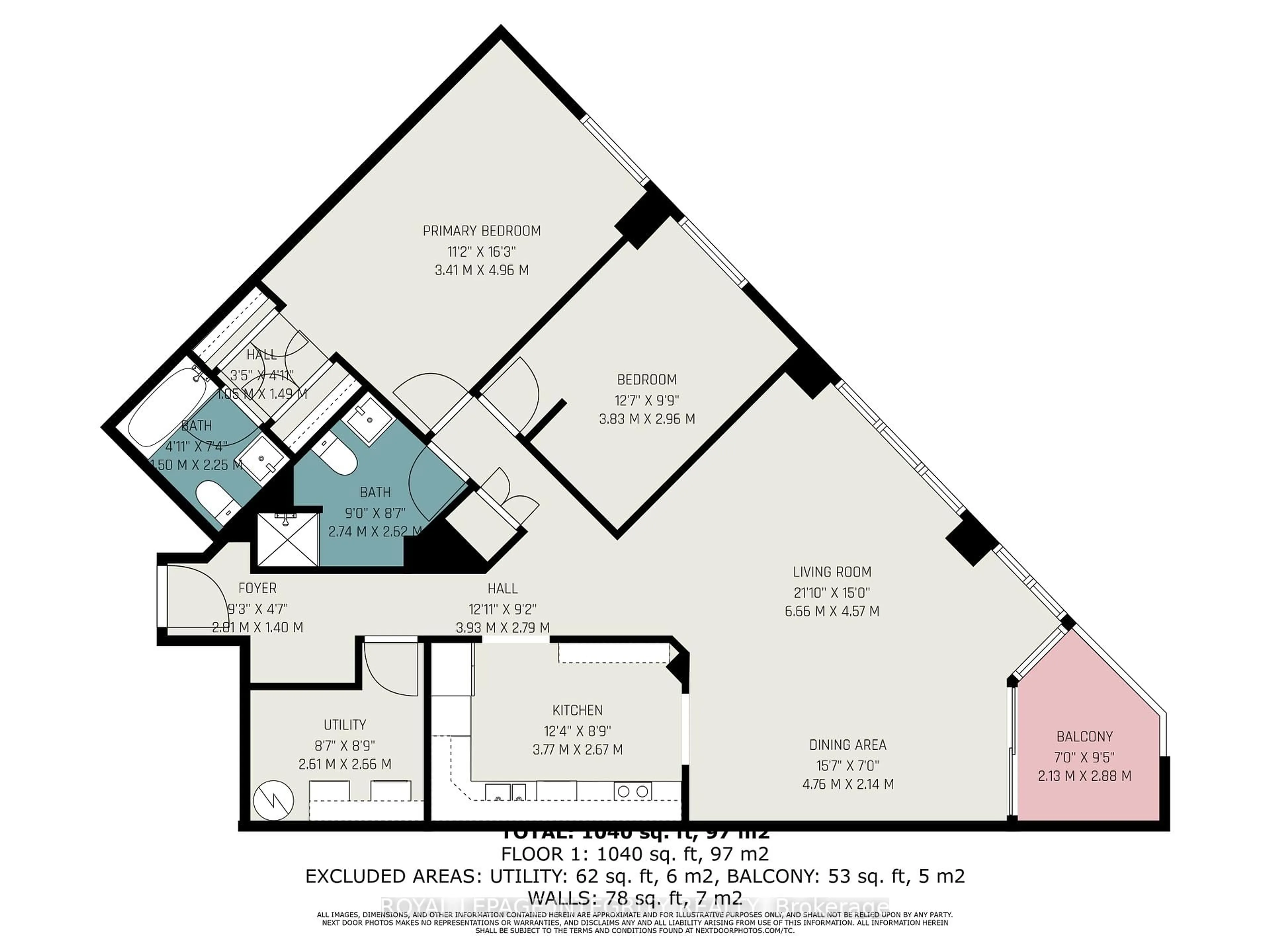 Floor plan for 44 Emmerson Ave #502, Ottawa Ontario K1Y 2L8