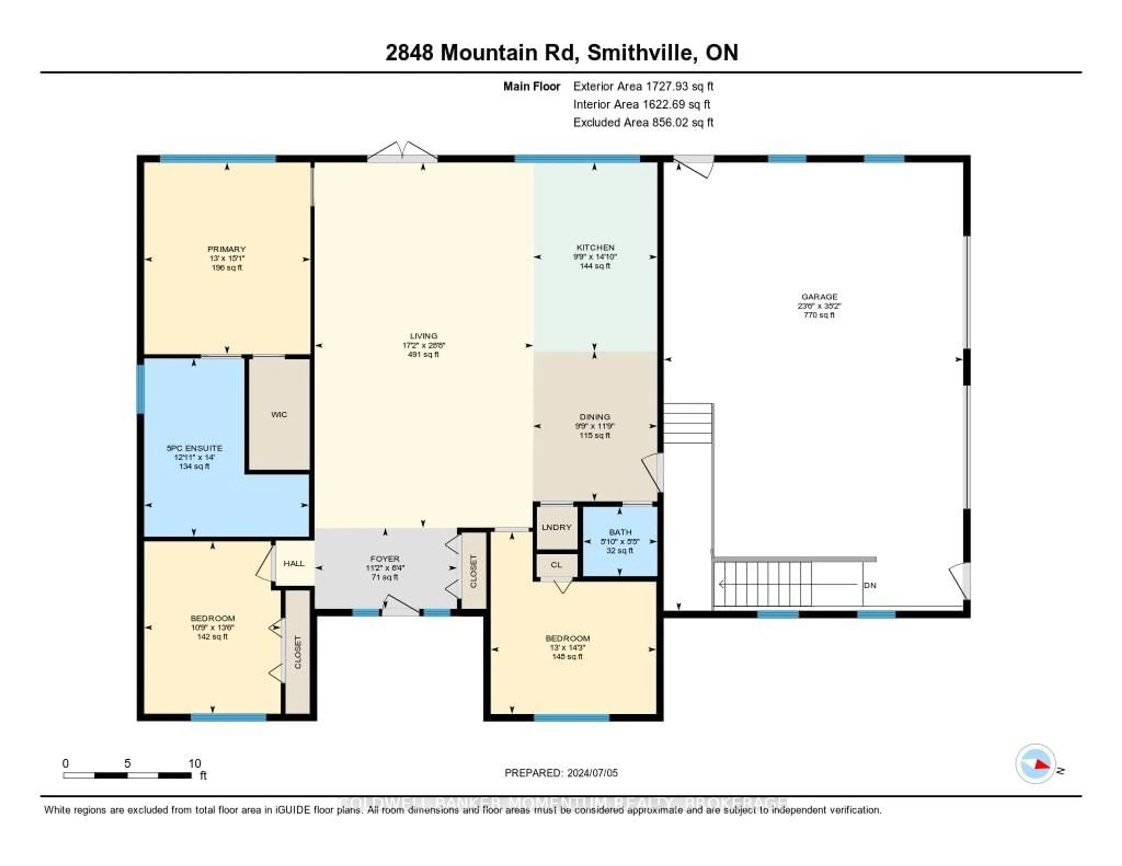 Floor plan for 2848 MOUNTAIN Rd, Lincoln Ontario L0R 2A0