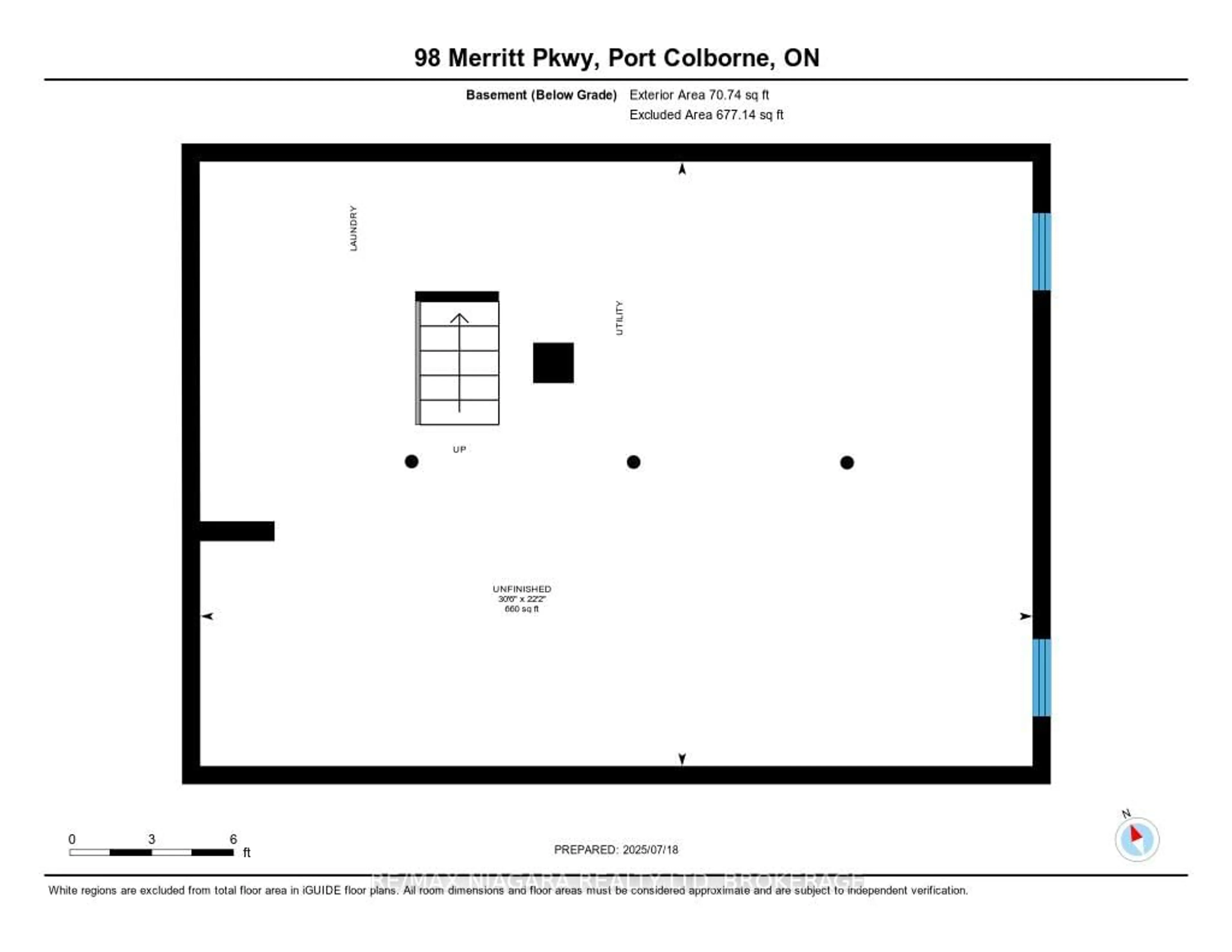 Floor plan for 98 Merritt Pkwy, Port Colborne Ontario L3K 3Y1